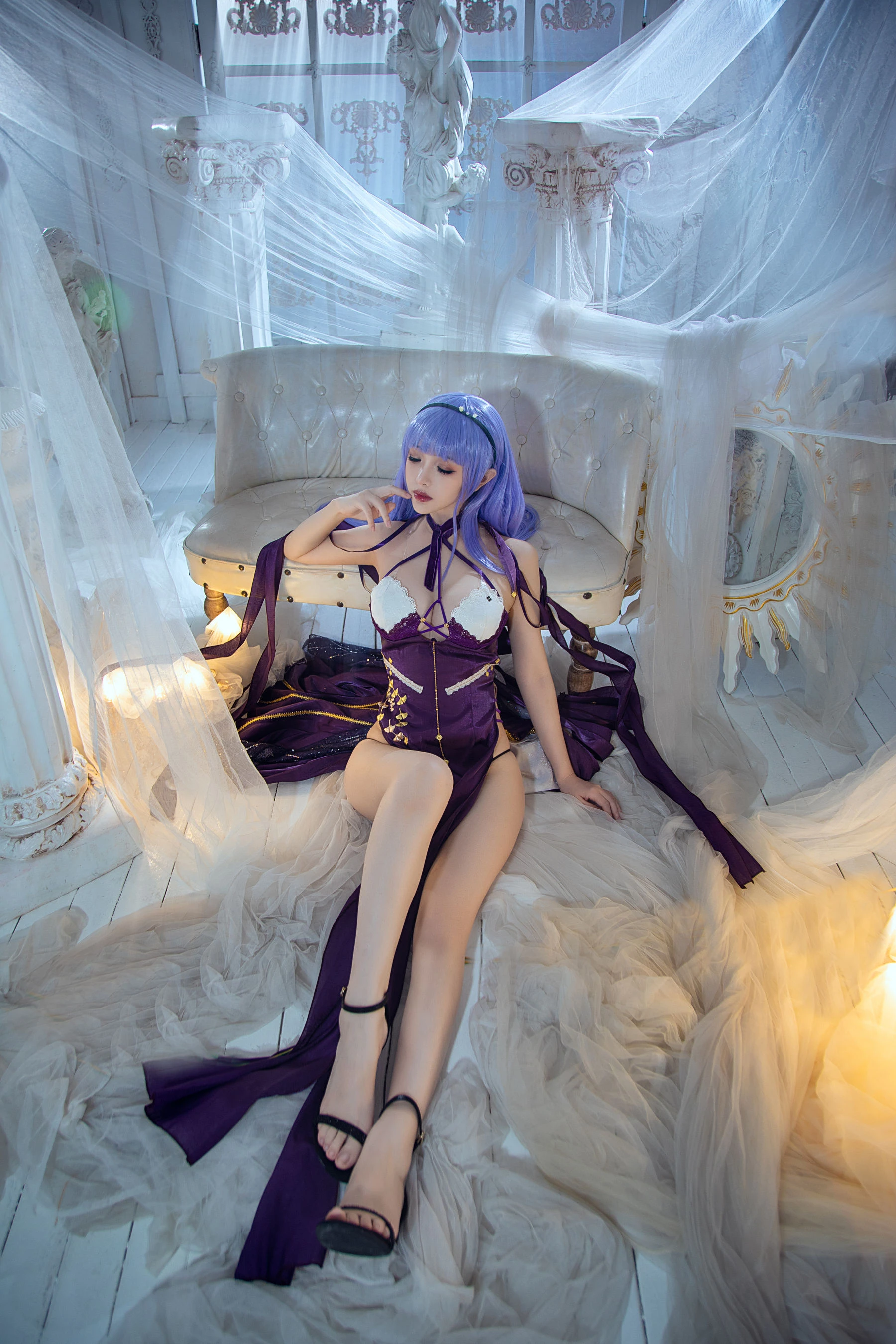 舞者優雅夜景寫真 – 冬季激情風格展現精選 - 10