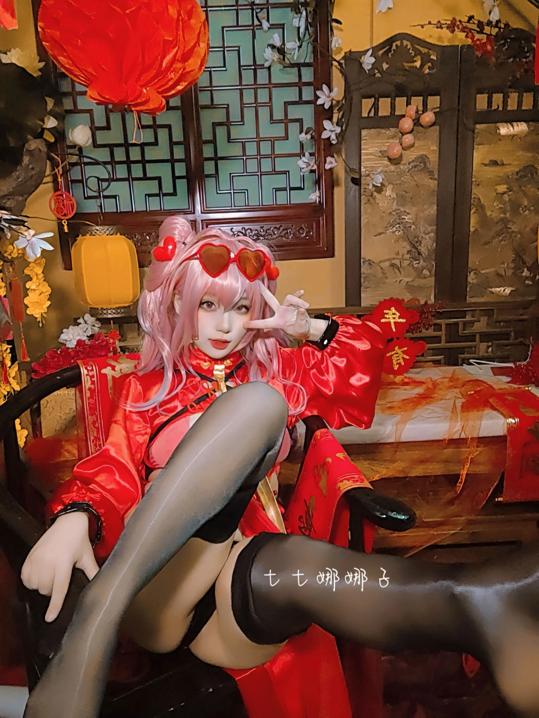 溫柔時刻嫩模攝影棚寫真 – 櫻花季火辣風採再現典藏 - 71