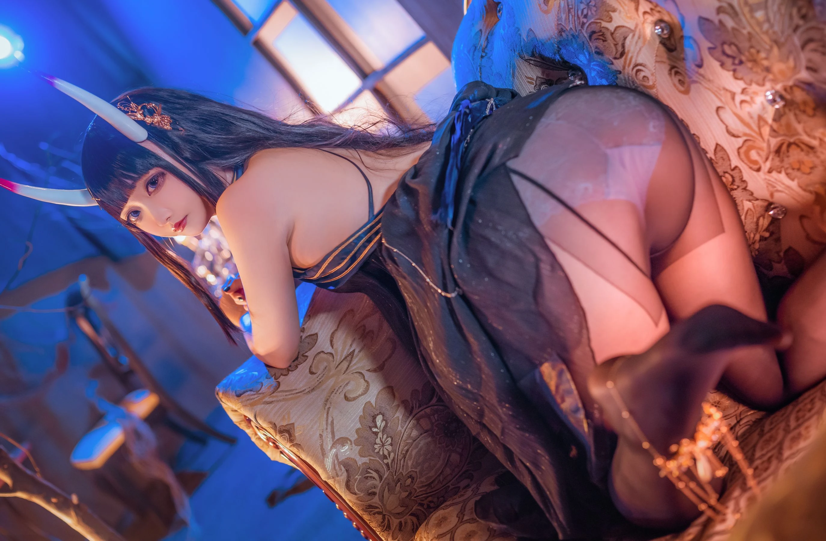 網紅優雅夜景寫真 – 夏日奔放風格展現精選 - 14