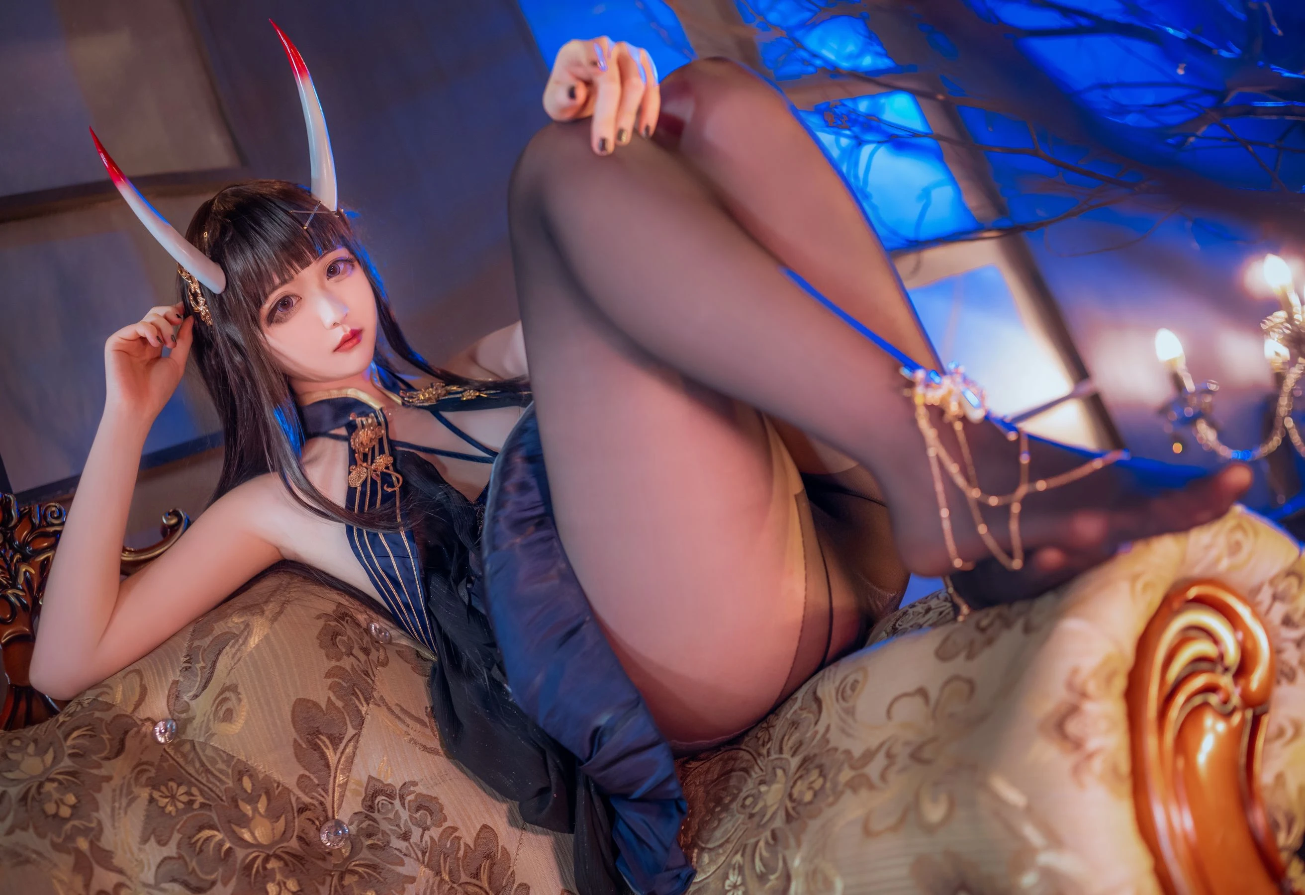 網紅優雅夜景寫真 – 夏日奔放風格展現精選 - 19