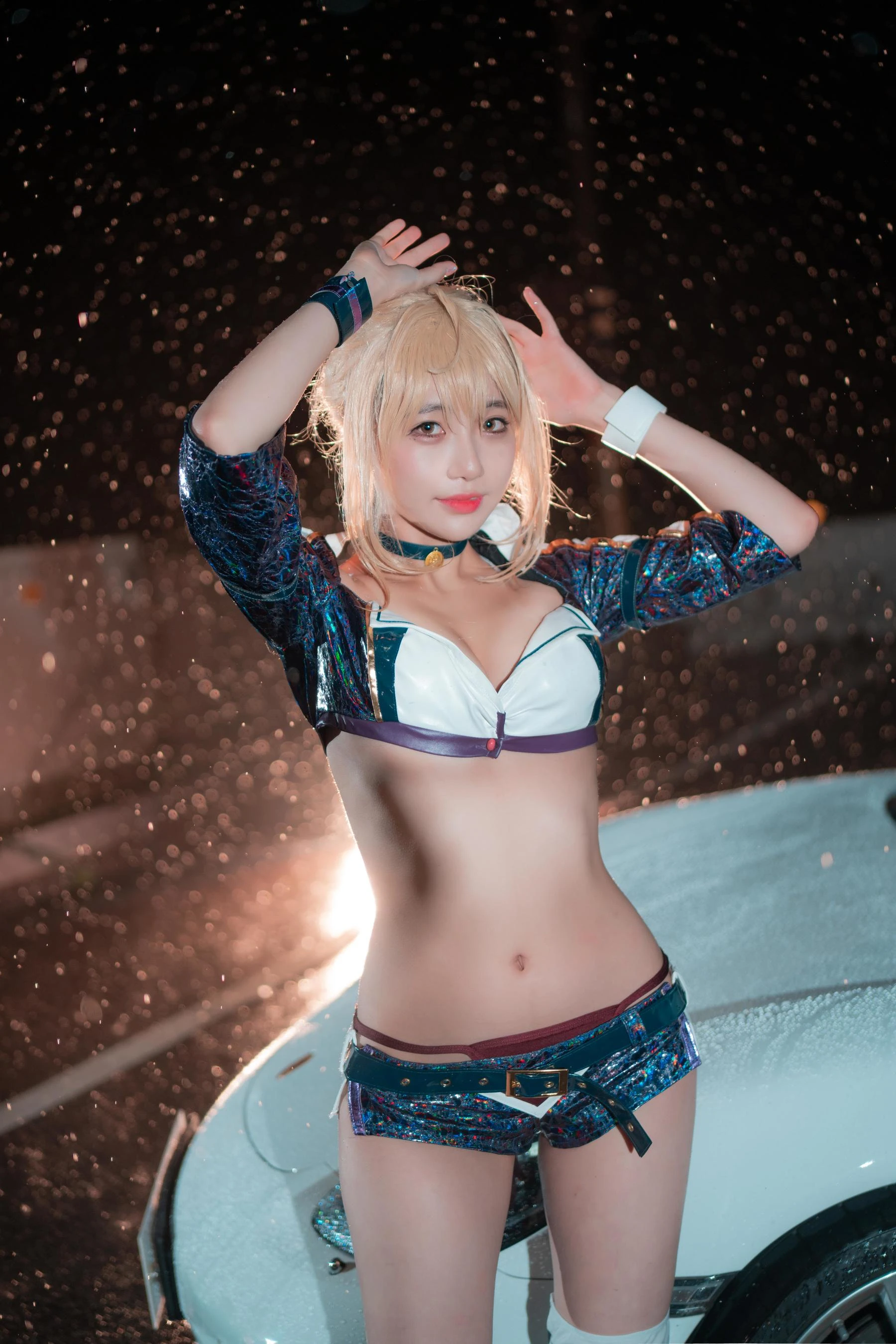 舞者清純街拍寫真 – 夏季靜謐風格展現珍藏 - 35
