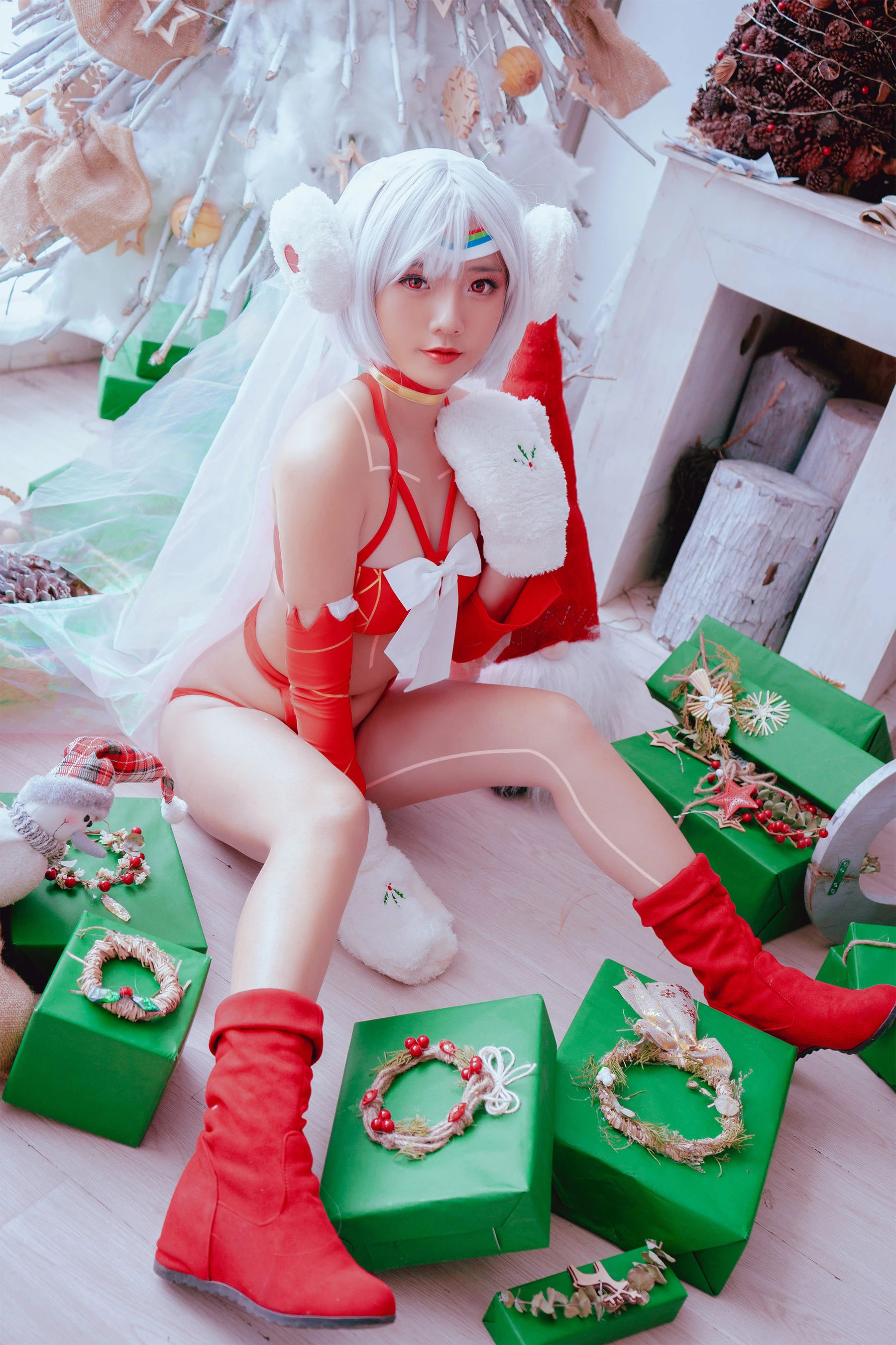 DJ性感戶外寫真 – 冬季激情風格展現典藏 - 14