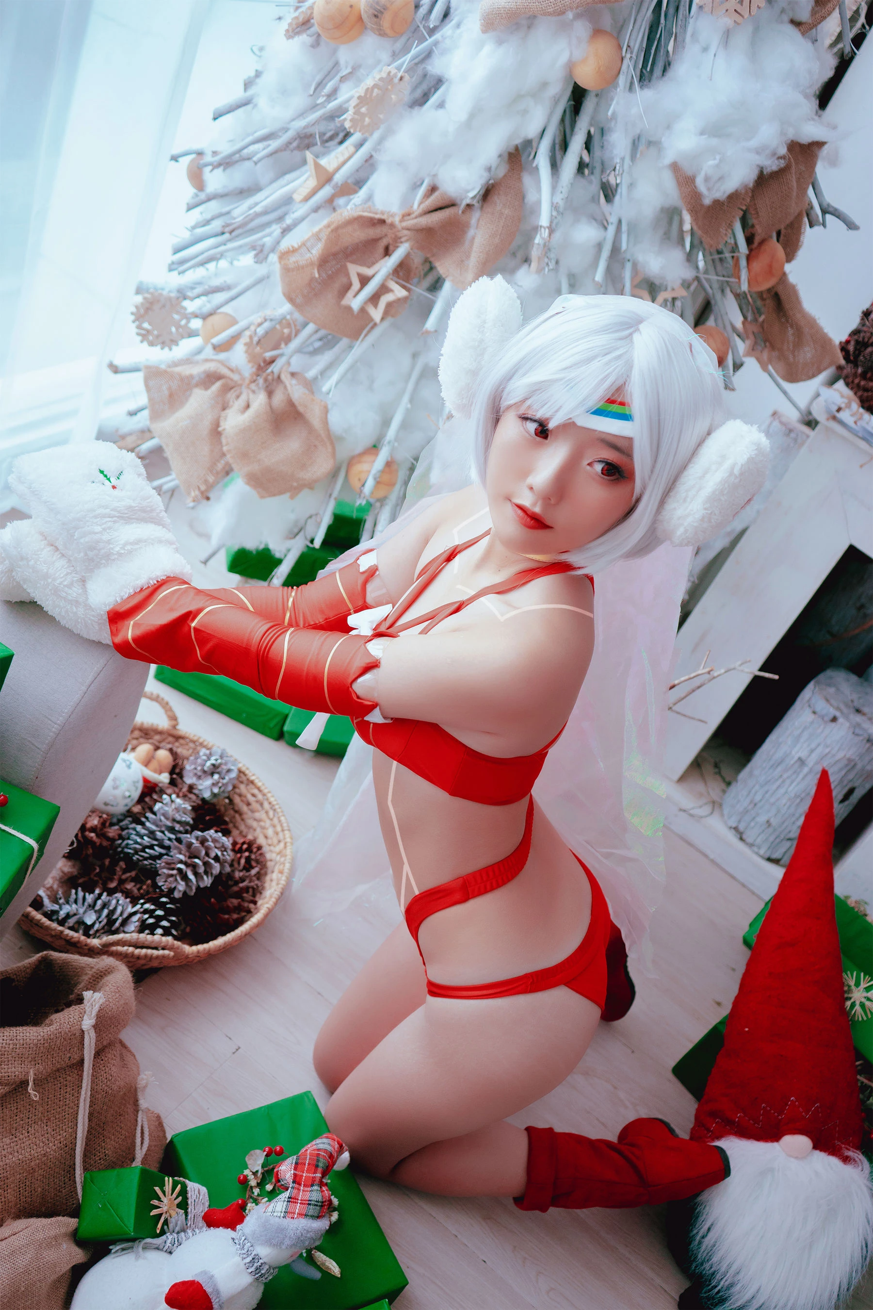 DJ性感戶外寫真 – 冬季激情風格展現典藏 - 15