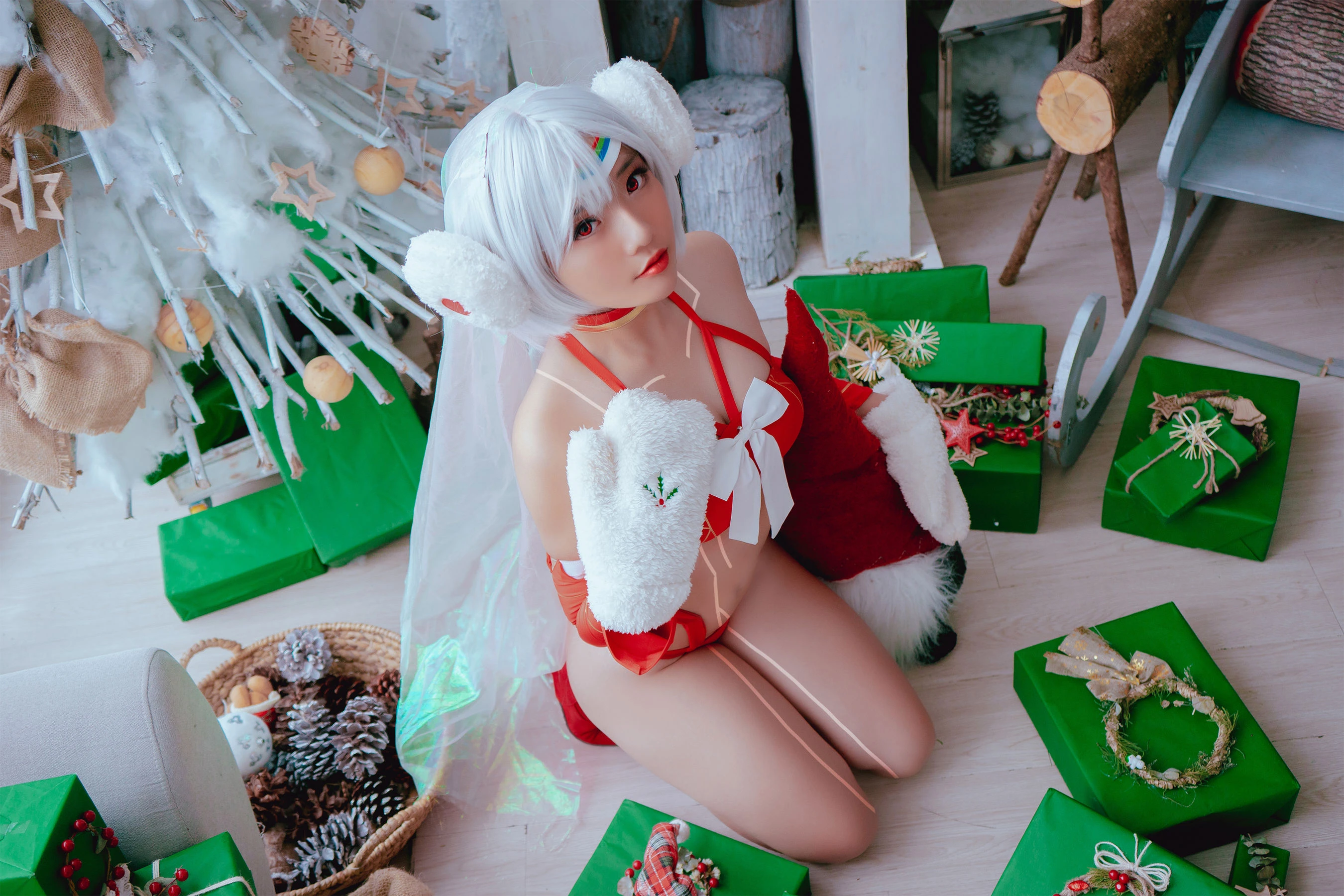 DJ性感戶外寫真 – 冬季激情風格展現典藏 - 21