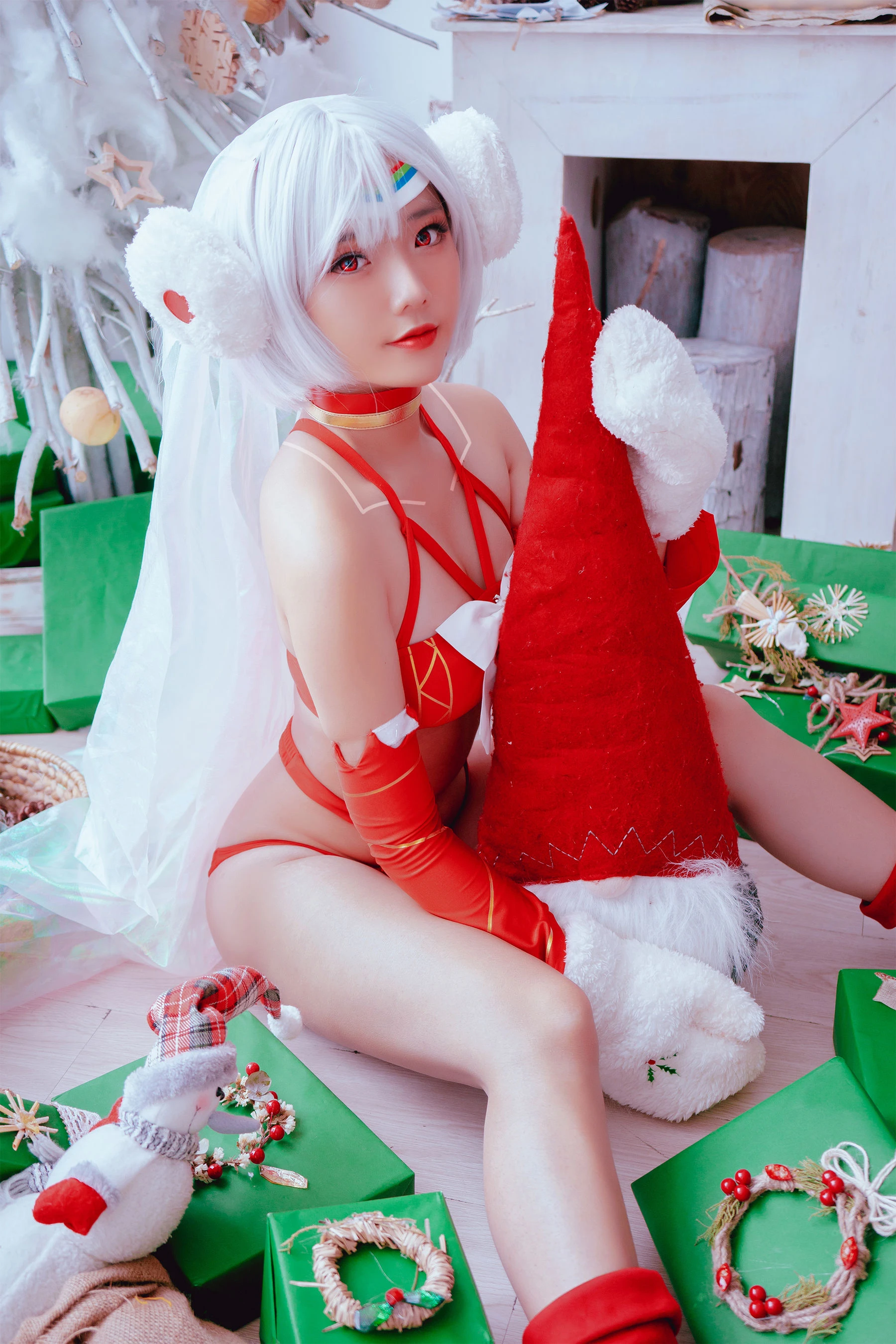 DJ性感戶外寫真 – 冬季激情風格展現典藏 - 23