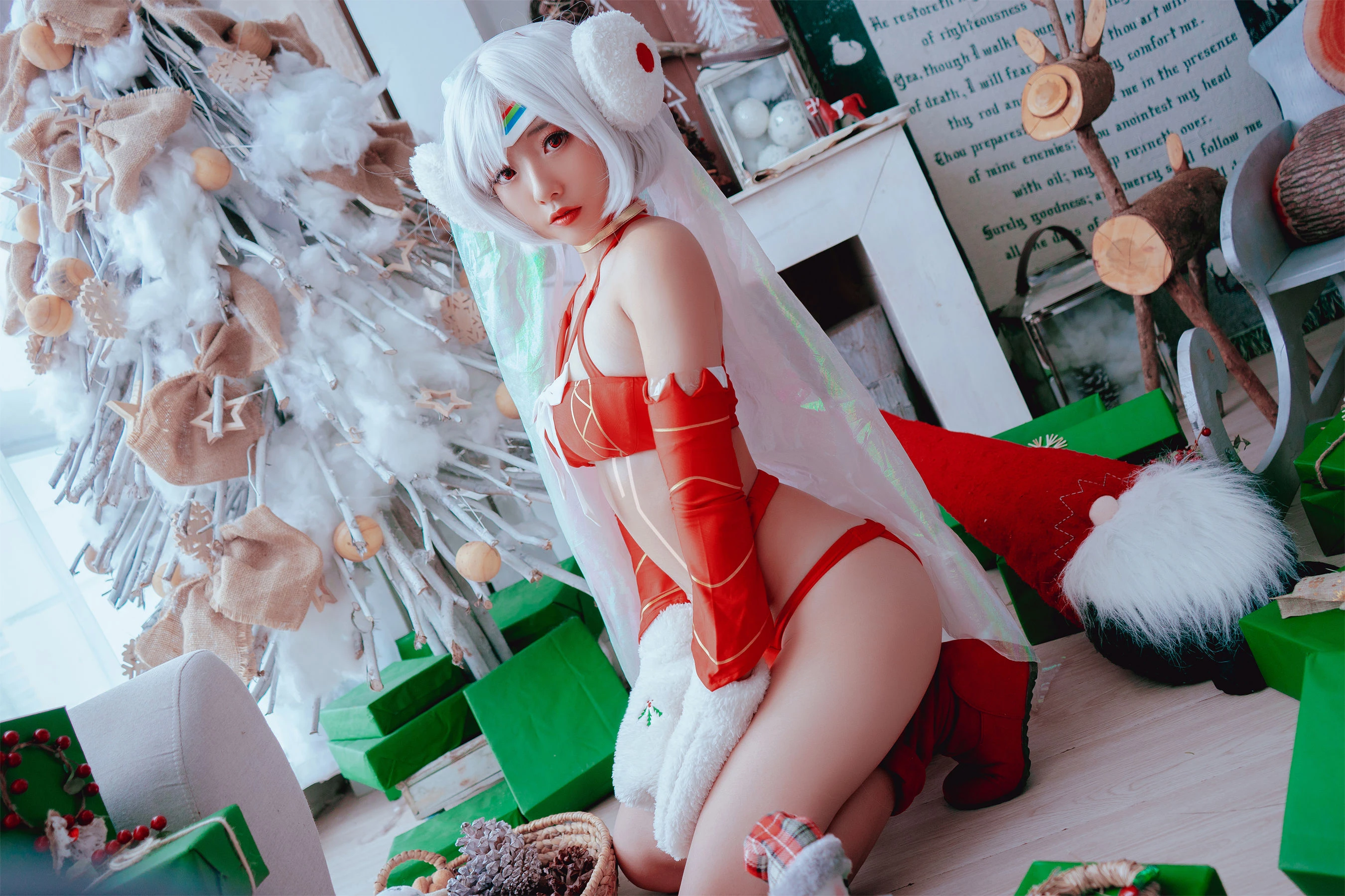 DJ性感戶外寫真 – 冬季激情風格展現典藏 - 5