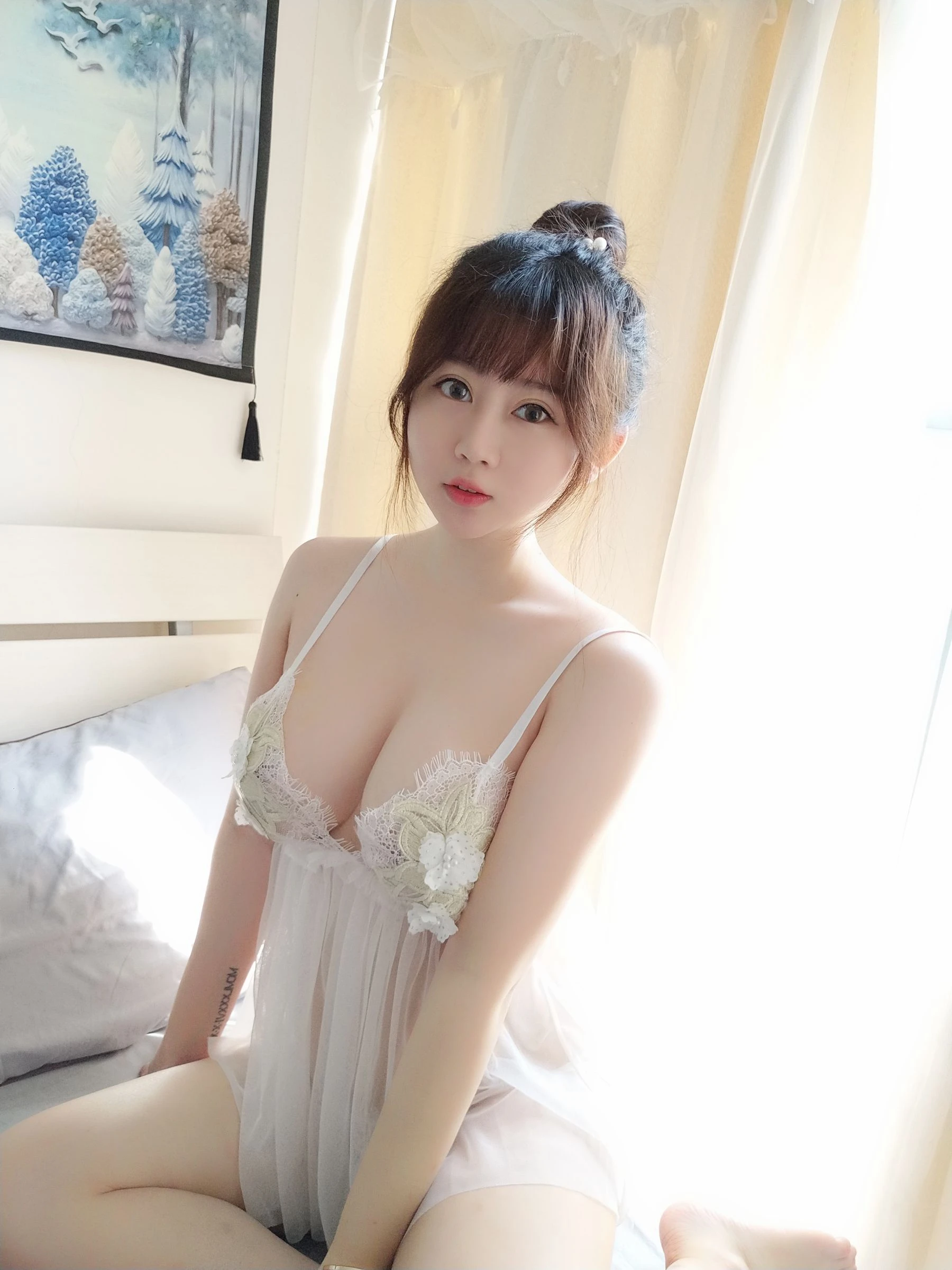 新竹清晨模特美照 – 清純魅力攝影棚實錄限量 - 1