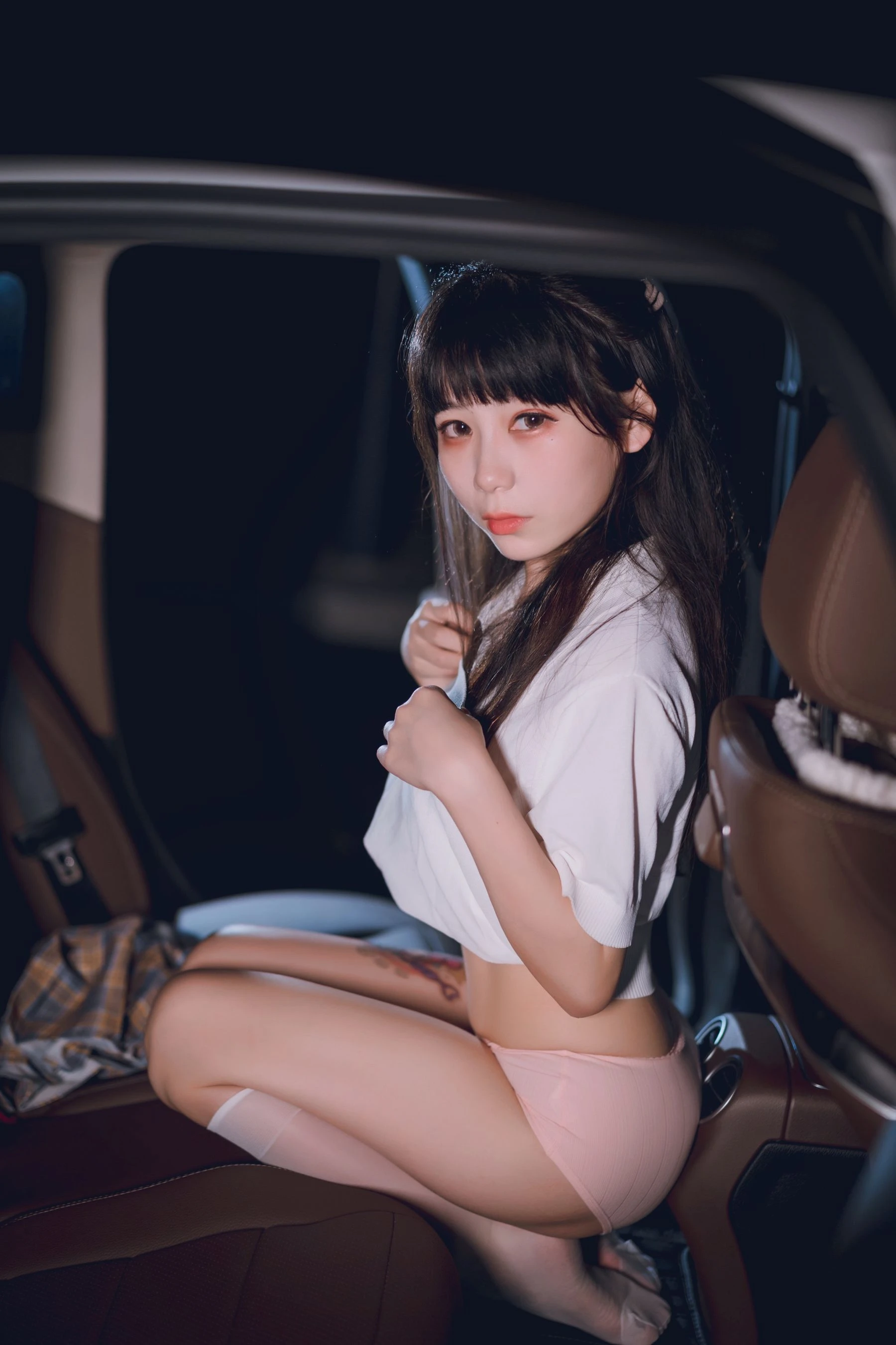 苗慄黃昏校花美照 – 魅惑魅力海邊實錄限量 - 30