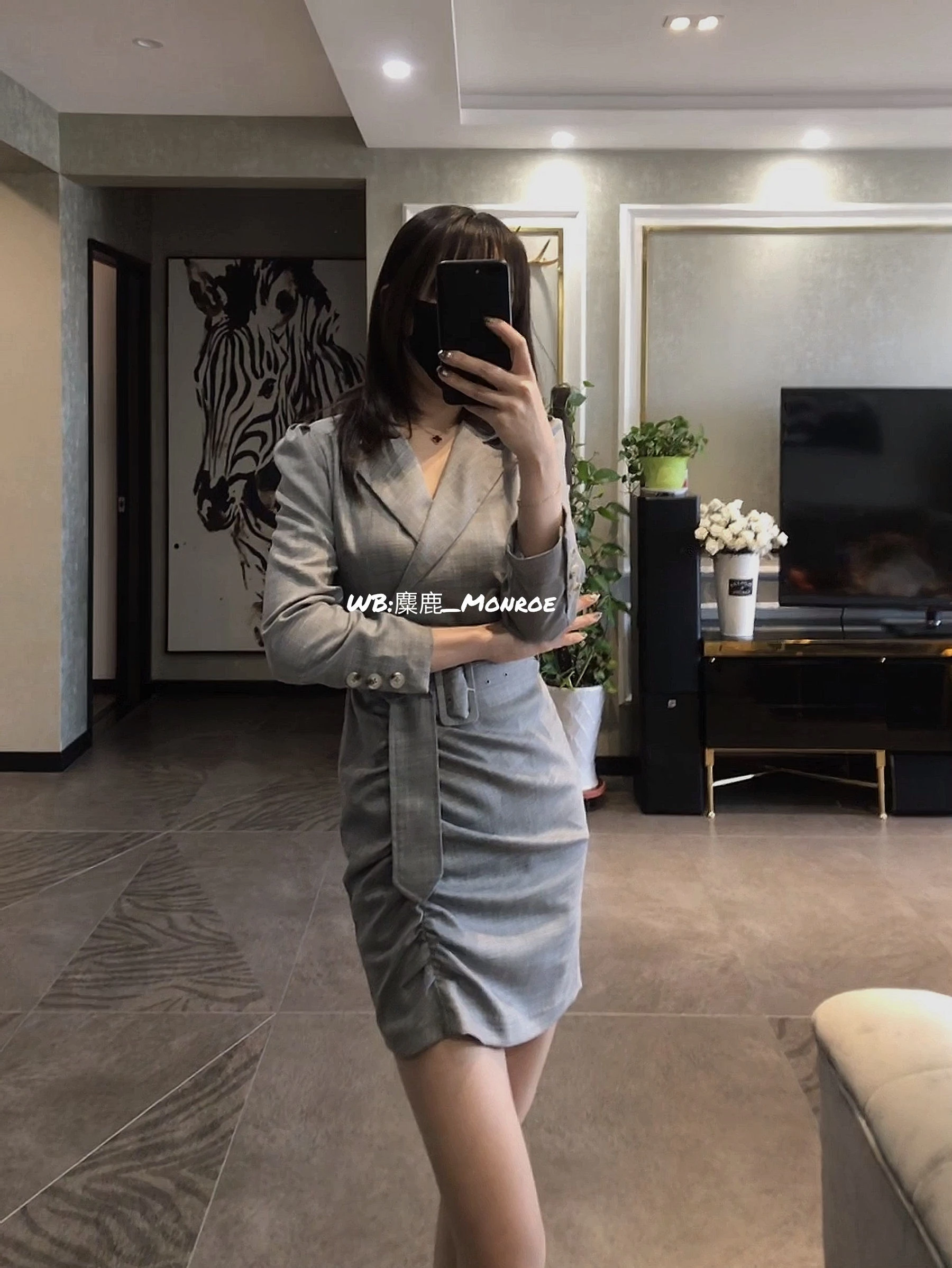 嫩模高貴街拍寫真 – 冬季奔放風格展現典藏 - 13