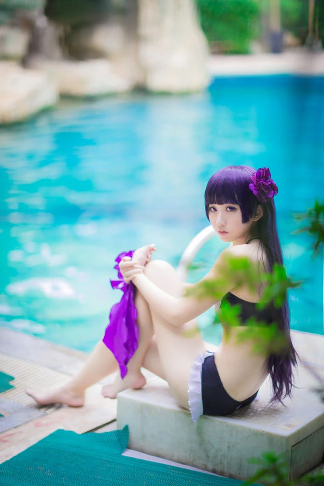 空姐性感攝影棚寫真 – 雨季浪漫風格展現獨家 - 24