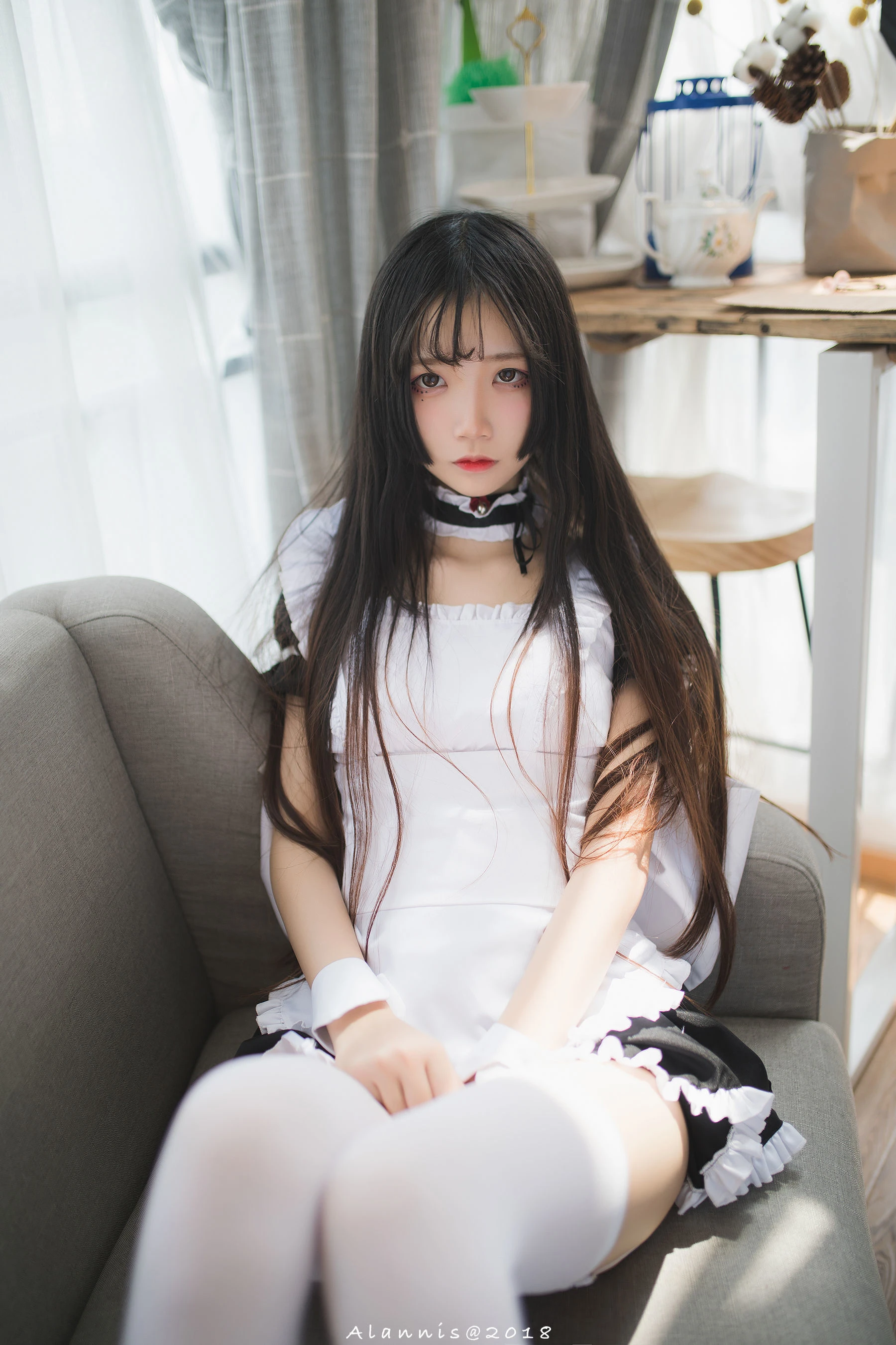 主播高貴室內寫真 – 夏季優雅風格展現珍藏 - 15