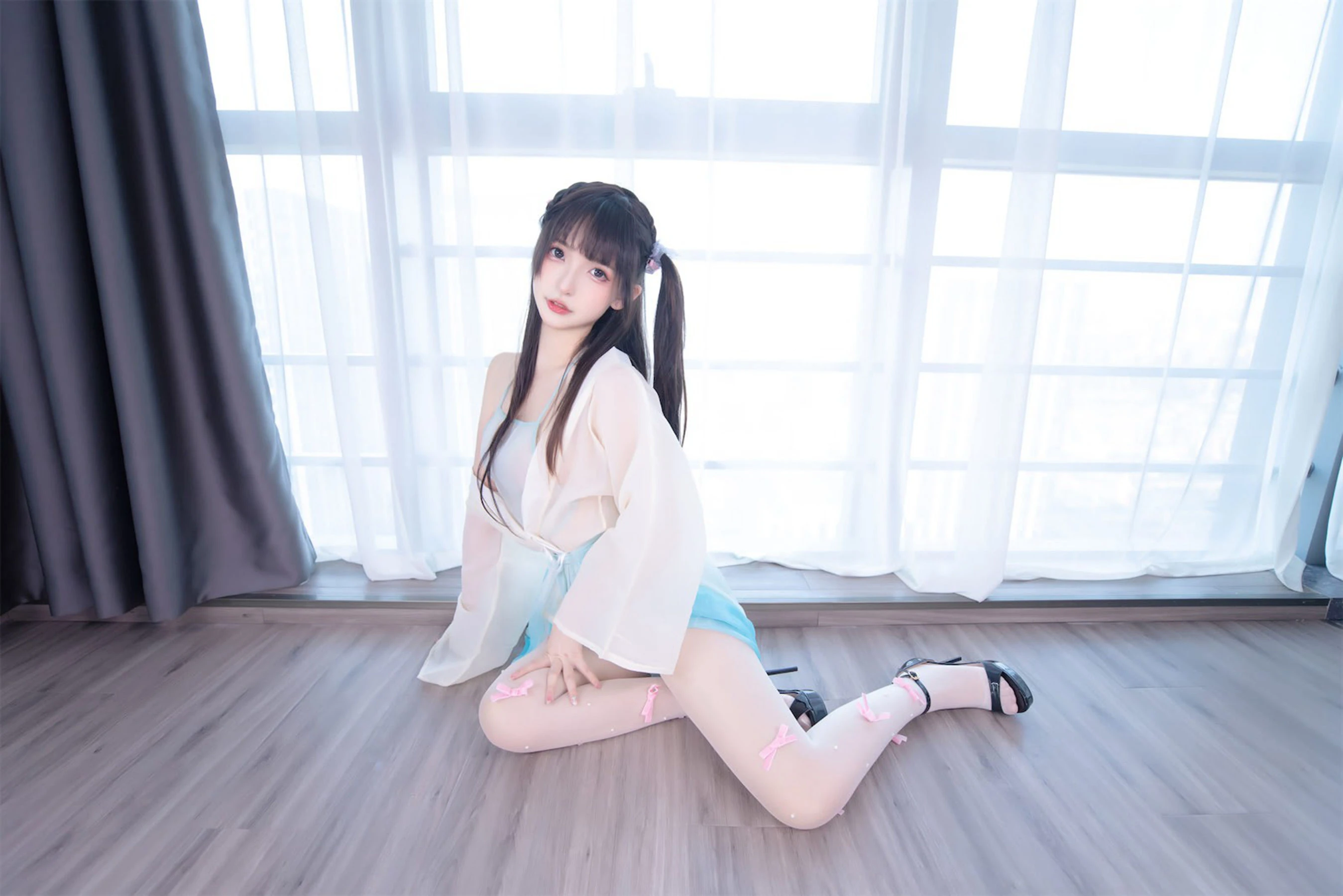 模特清純夜景寫真 – 雨季自信風格展現精選 - 21
