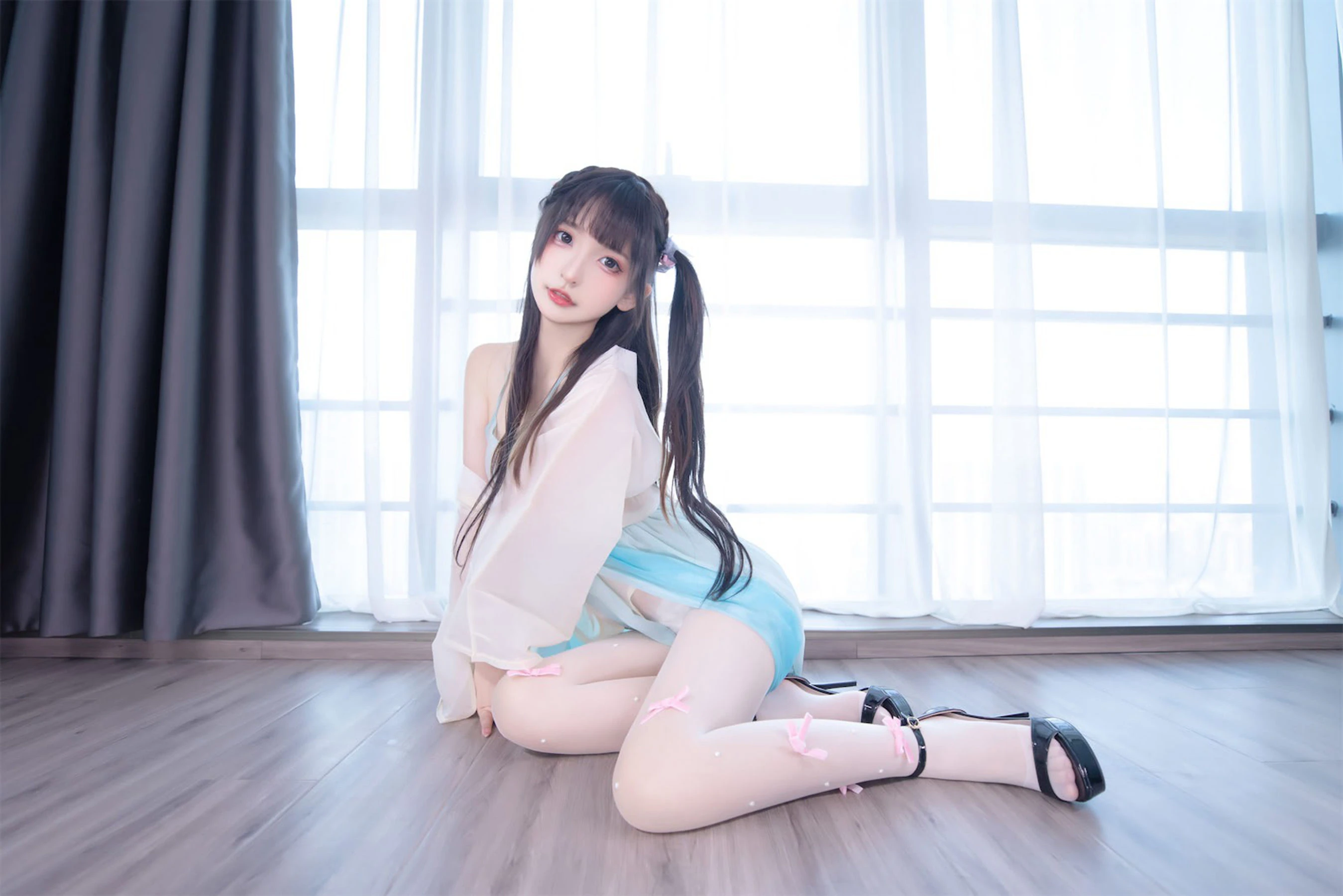 模特清純夜景寫真 – 雨季自信風格展現精選 - 4