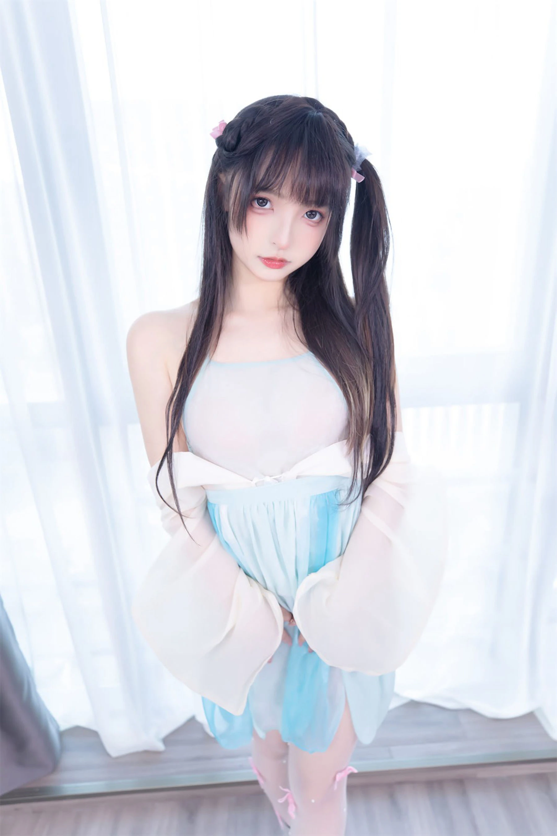 模特清純夜景寫真 – 雨季自信風格展現精選 - 54