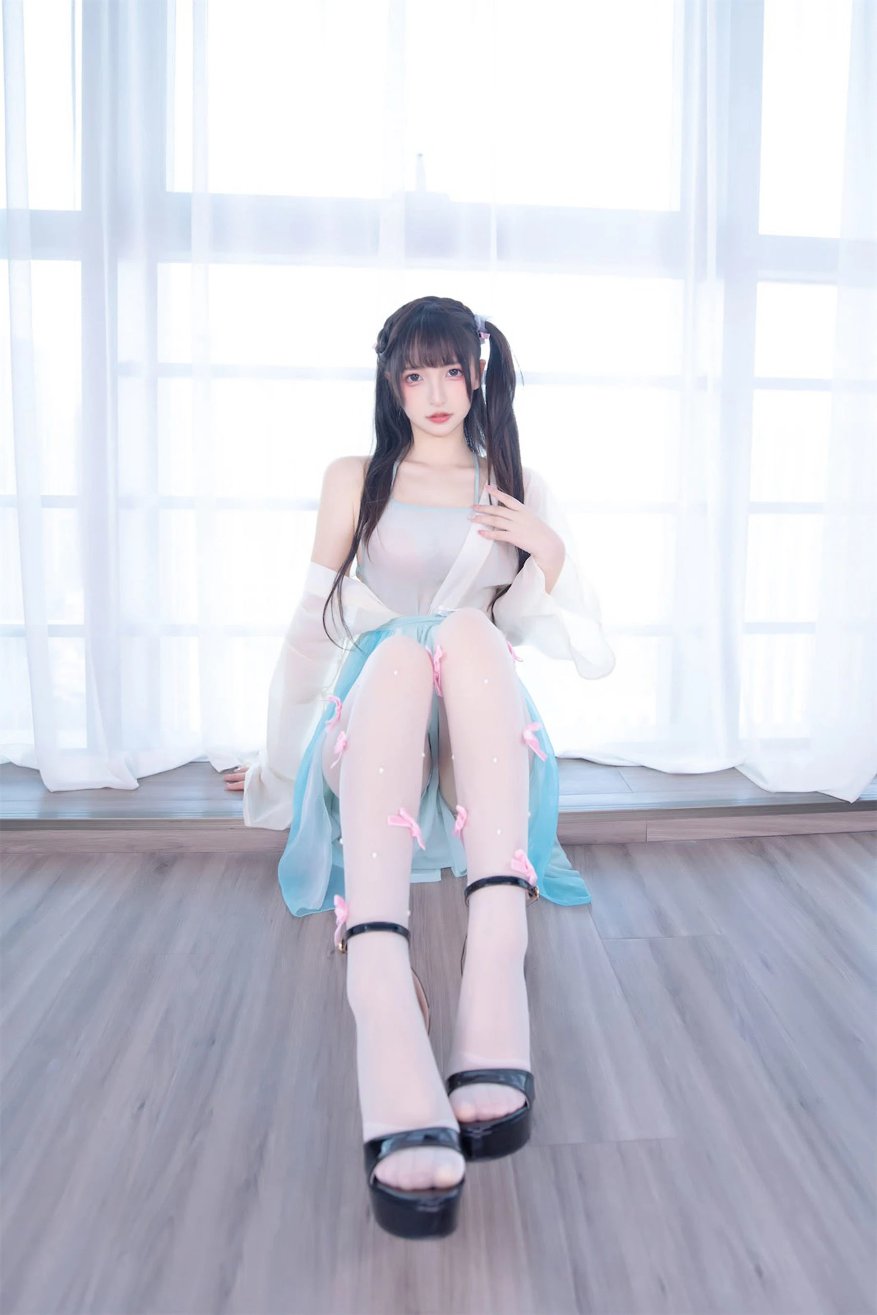 模特清純夜景寫真 – 雨季自信風格展現精選 - 6