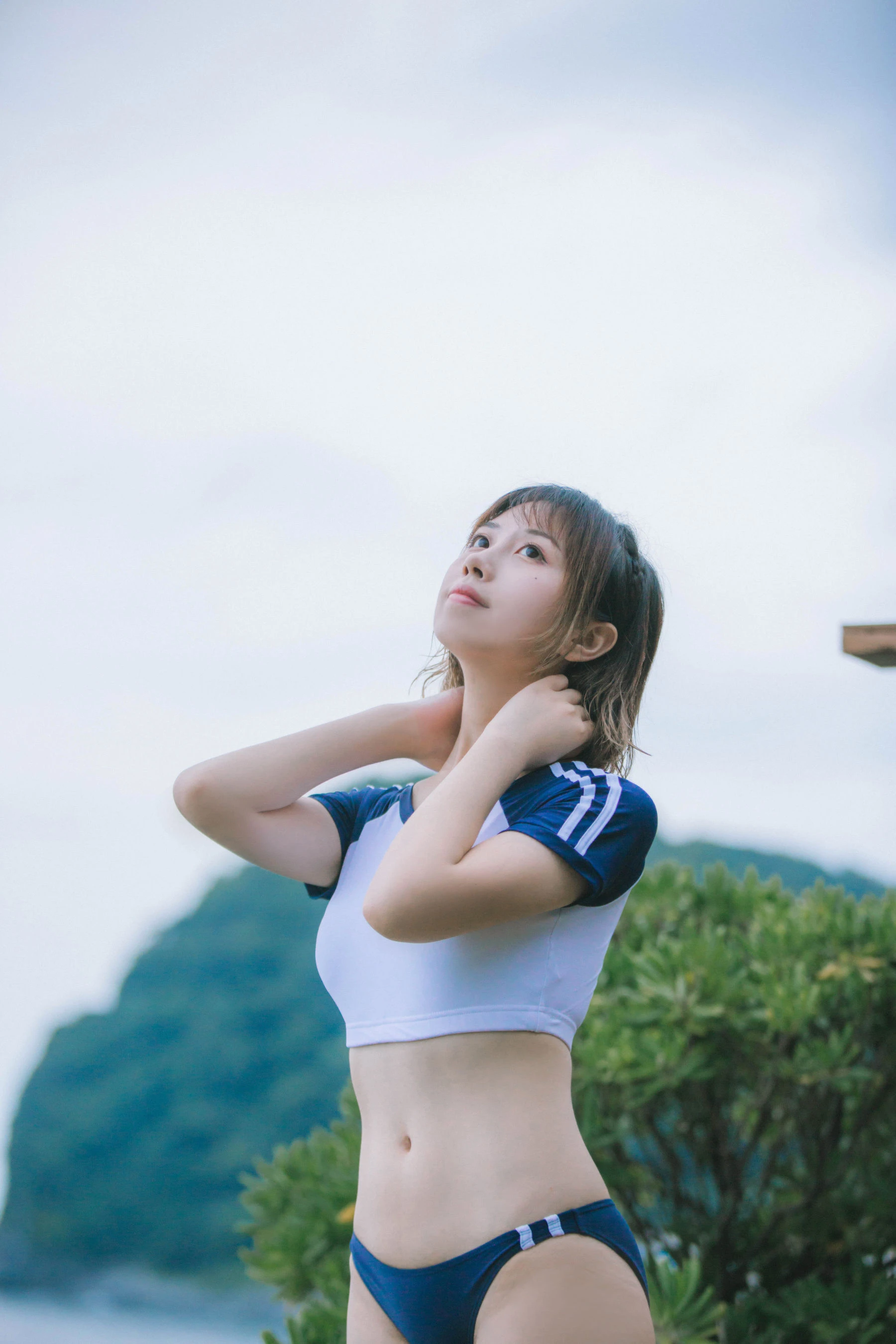 溫柔時刻嫩模自然光寫真 – 夏日活潑風採再現典藏 - 11