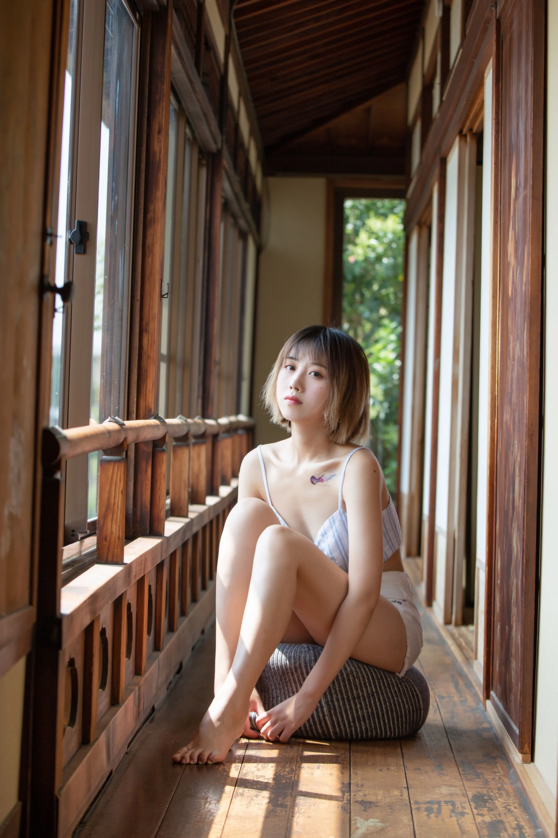 溫柔時刻嫩模自然光寫真 – 夏日活潑風採再現典藏 - 29