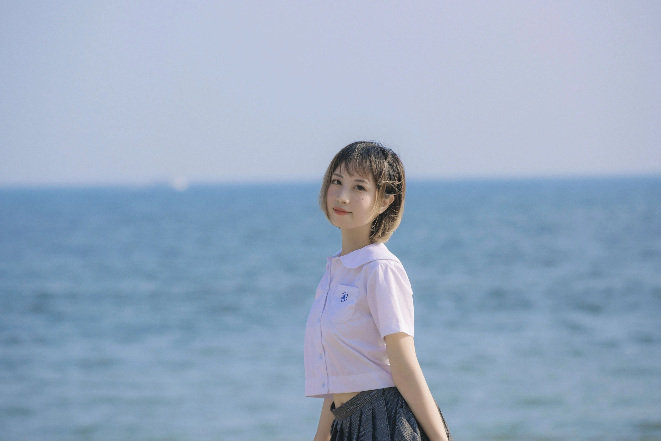 溫柔時刻嫩模自然光寫真 – 夏日活潑風採再現典藏 - 60