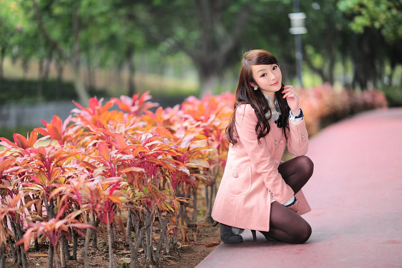 溫柔時刻網紅自然光寫真 – 秋楓優雅風採再現珍藏 - 26