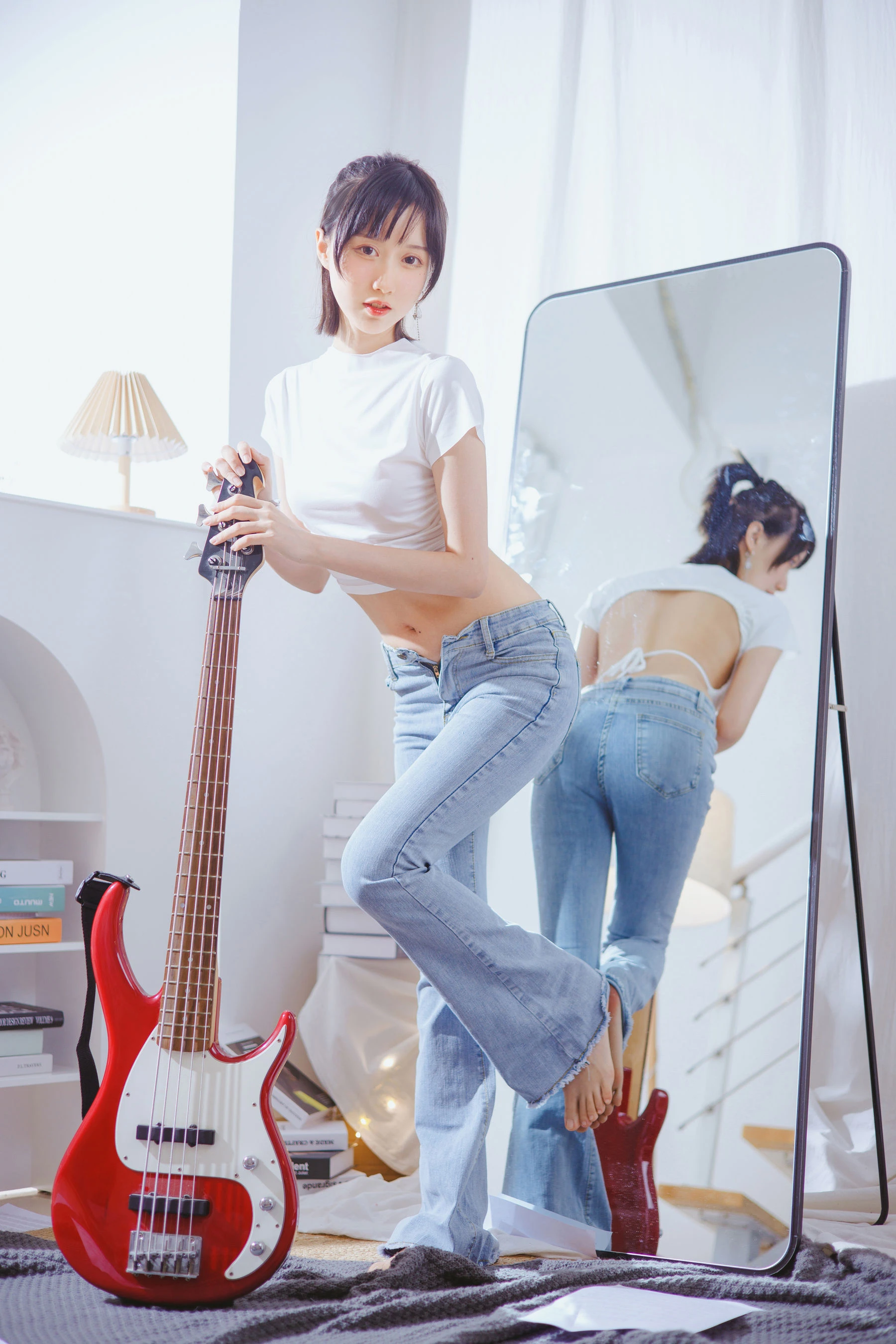靜謐時刻嫩模私房寫真 – 春季知性風採再現典藏 - 10