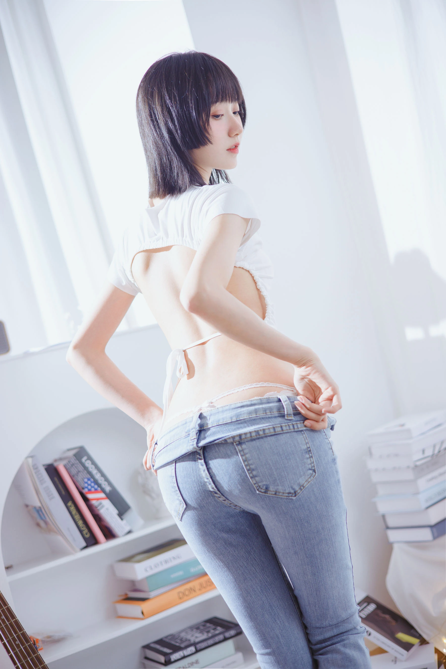 靜謐時刻嫩模私房寫真 – 春季知性風採再現典藏 - 36