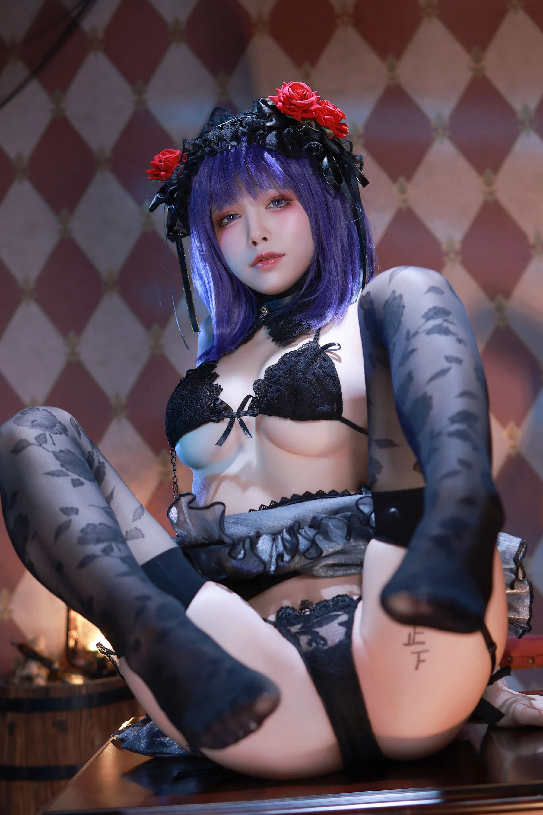 彰化夜晚嫩模美照 – 甜美魅力攝影棚實錄典藏 - 26