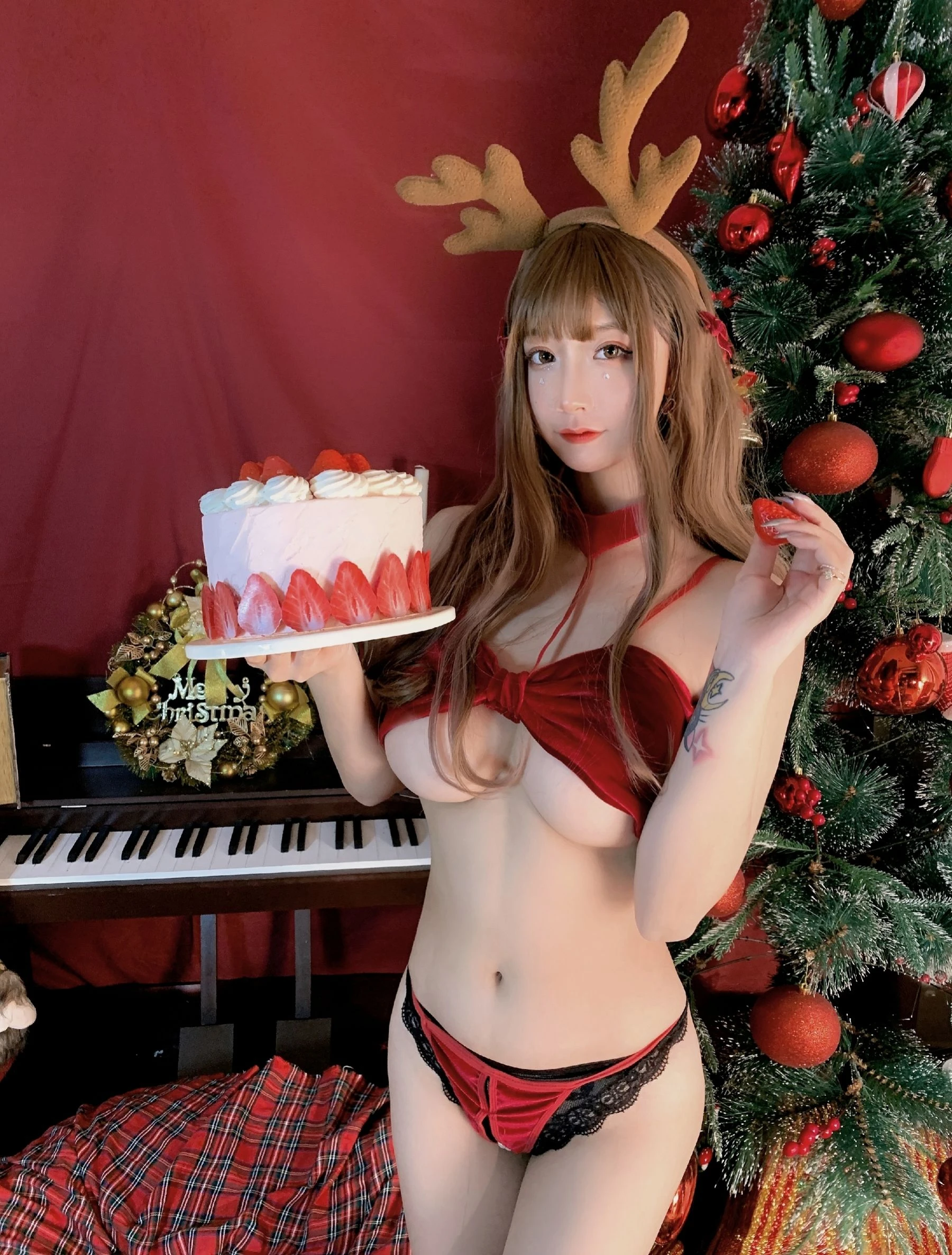 主播性感戶外寫真 – 秋季優雅風格展現獨家 - 41