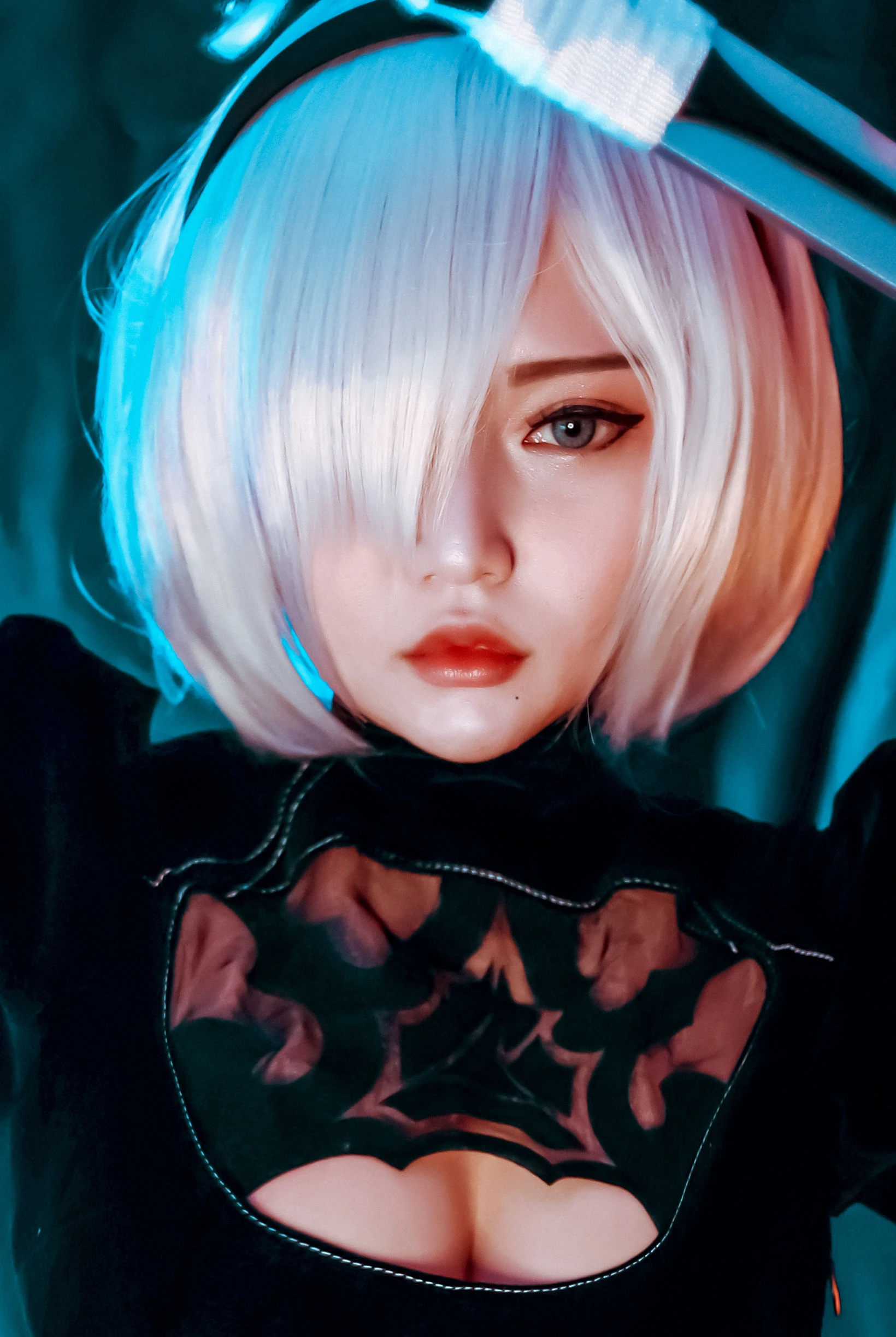 護士時尚夜景寫真 – 櫻花季激情風格展現獨家 - 8