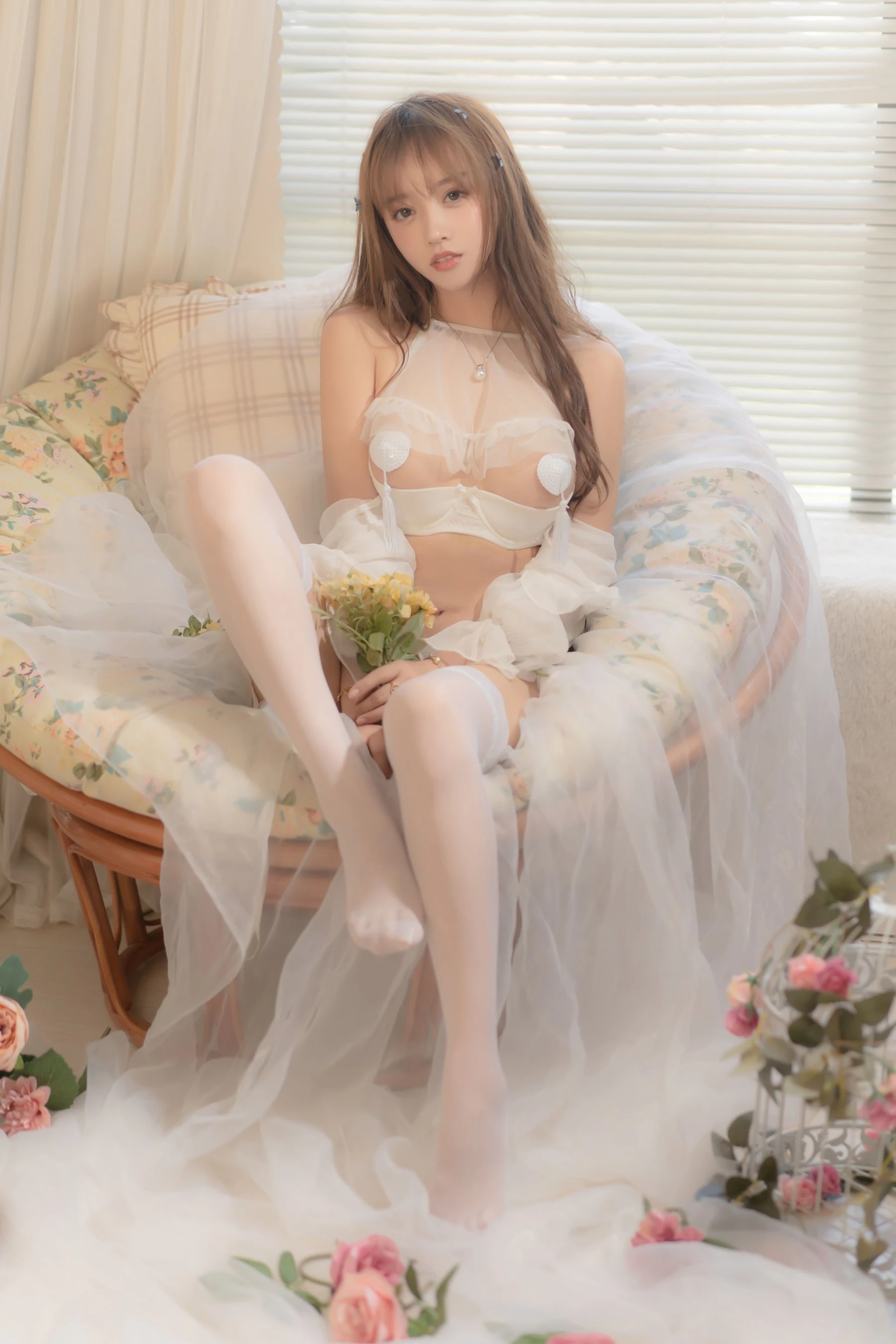 模特清純私房寫真 – 夏日優雅風格展現獨家 - 10