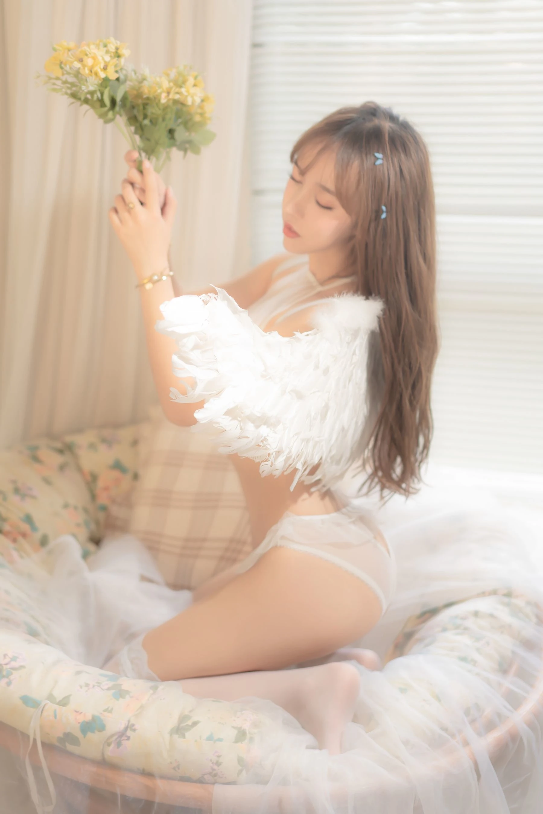 模特清純私房寫真 – 夏日優雅風格展現獨家 - 21