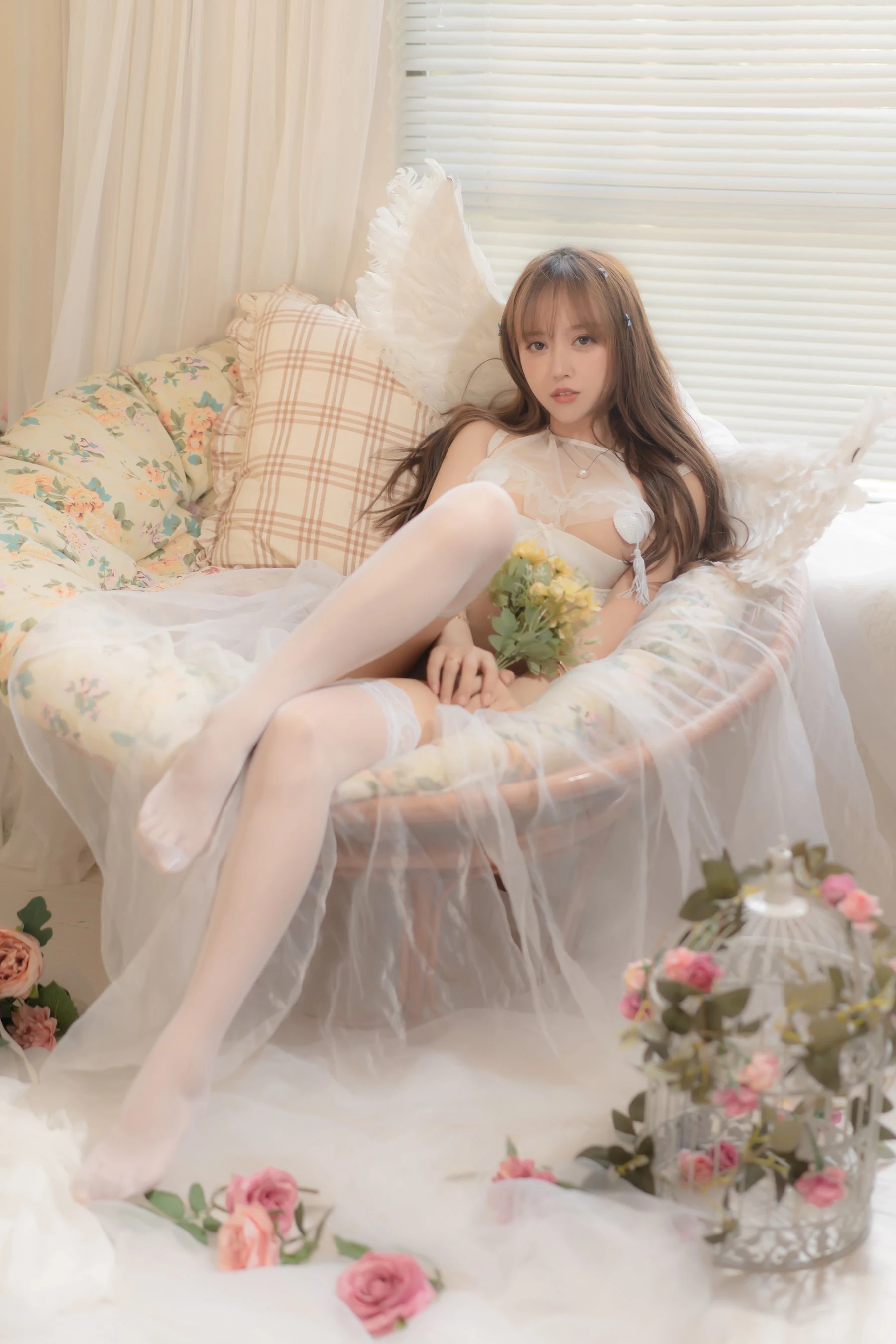 模特清純私房寫真 – 夏日優雅風格展現獨家 - 25