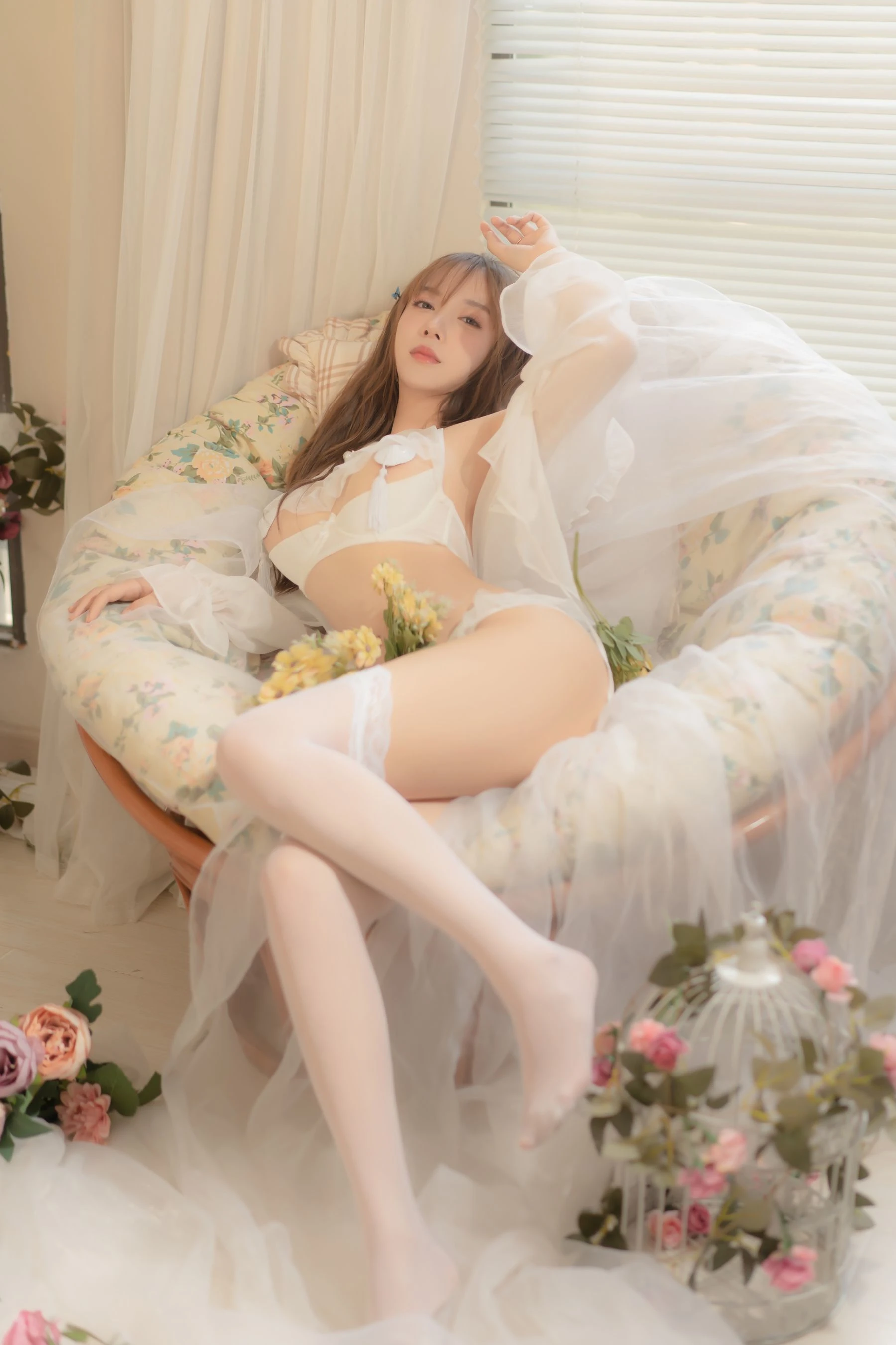模特清純私房寫真 – 夏日優雅風格展現獨家 - 36
