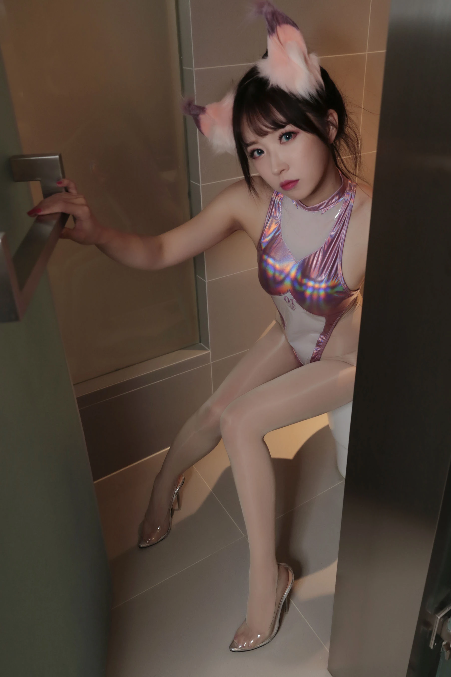 桃園傍晚護士美照 – 性感魅力自然光實錄精選 - 21