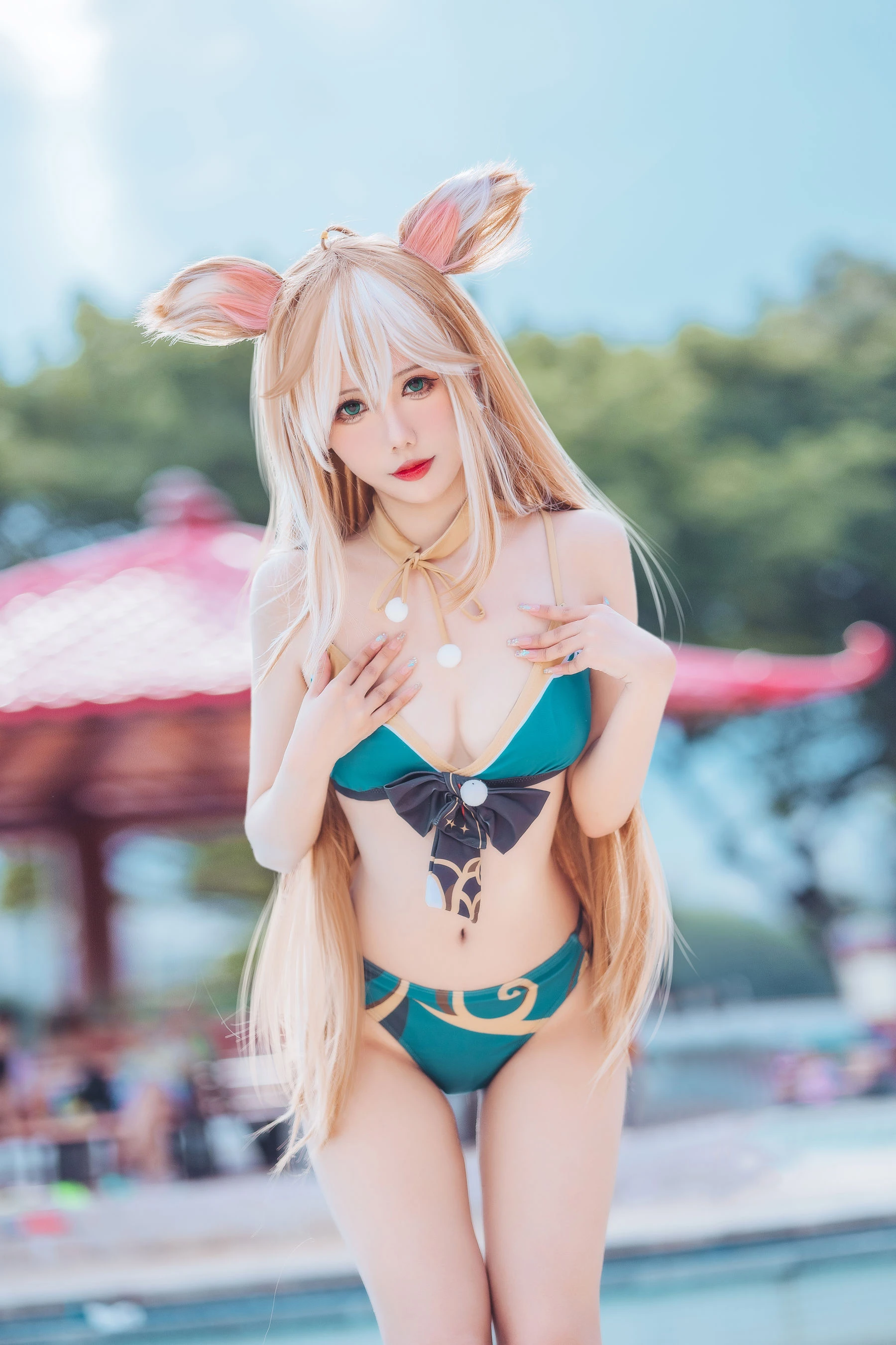 甜美網紅私藏美照 – 桃園戶外正午獨家呈現珍藏 - 3
