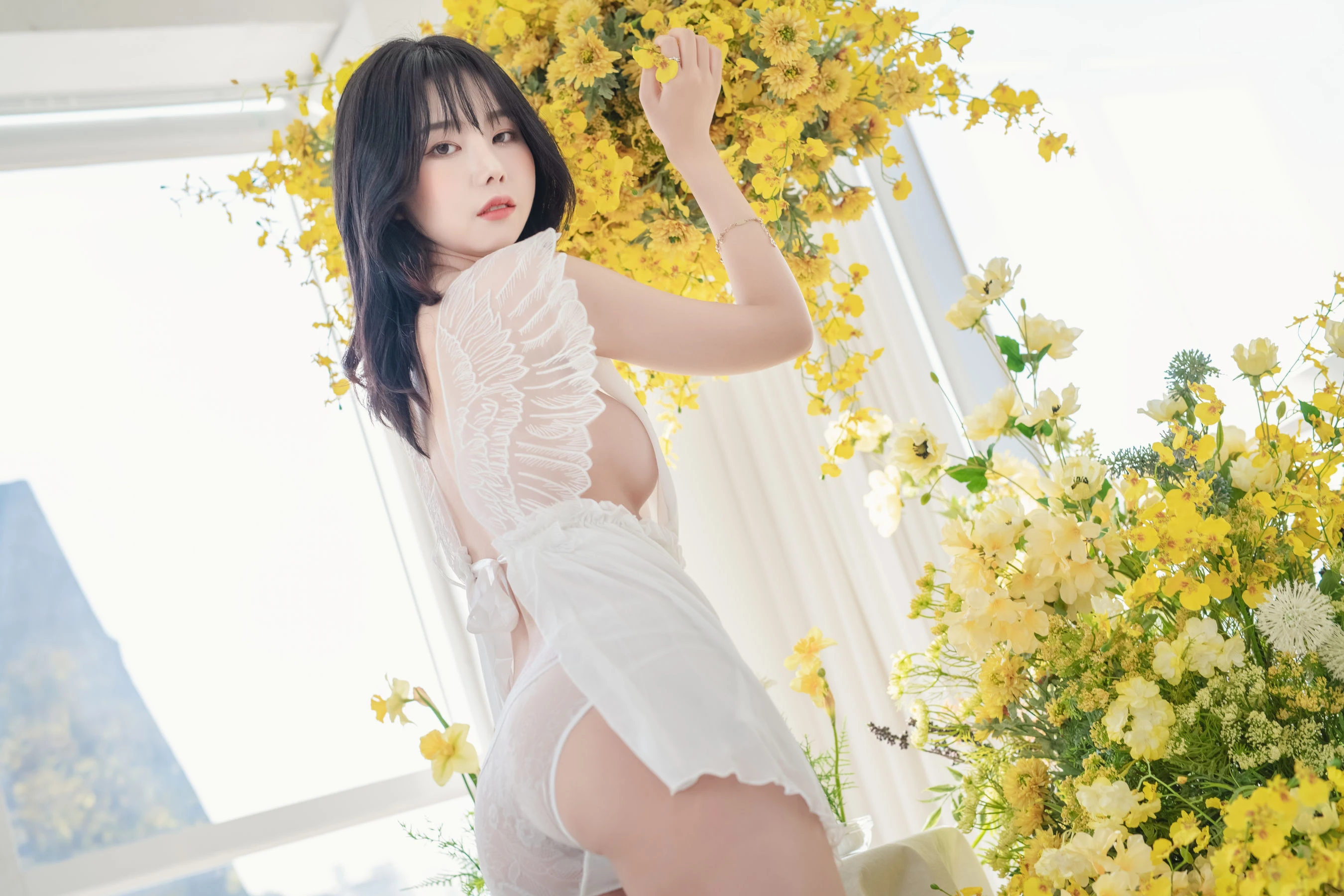 校花甜美街拍寫真 – 雪景激情風格展現典藏 - 16