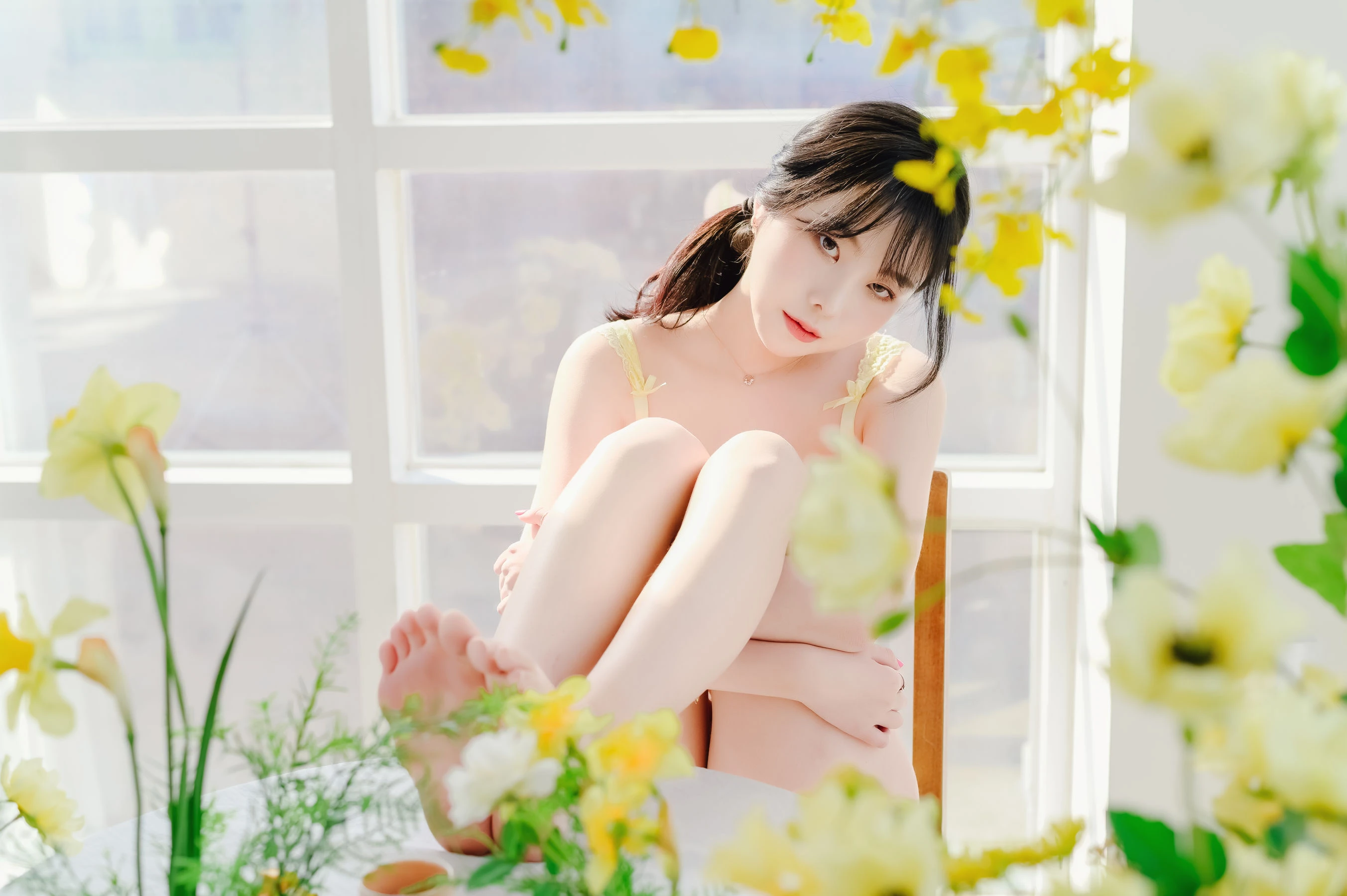 校花甜美街拍寫真 – 雪景激情風格展現典藏 - 5