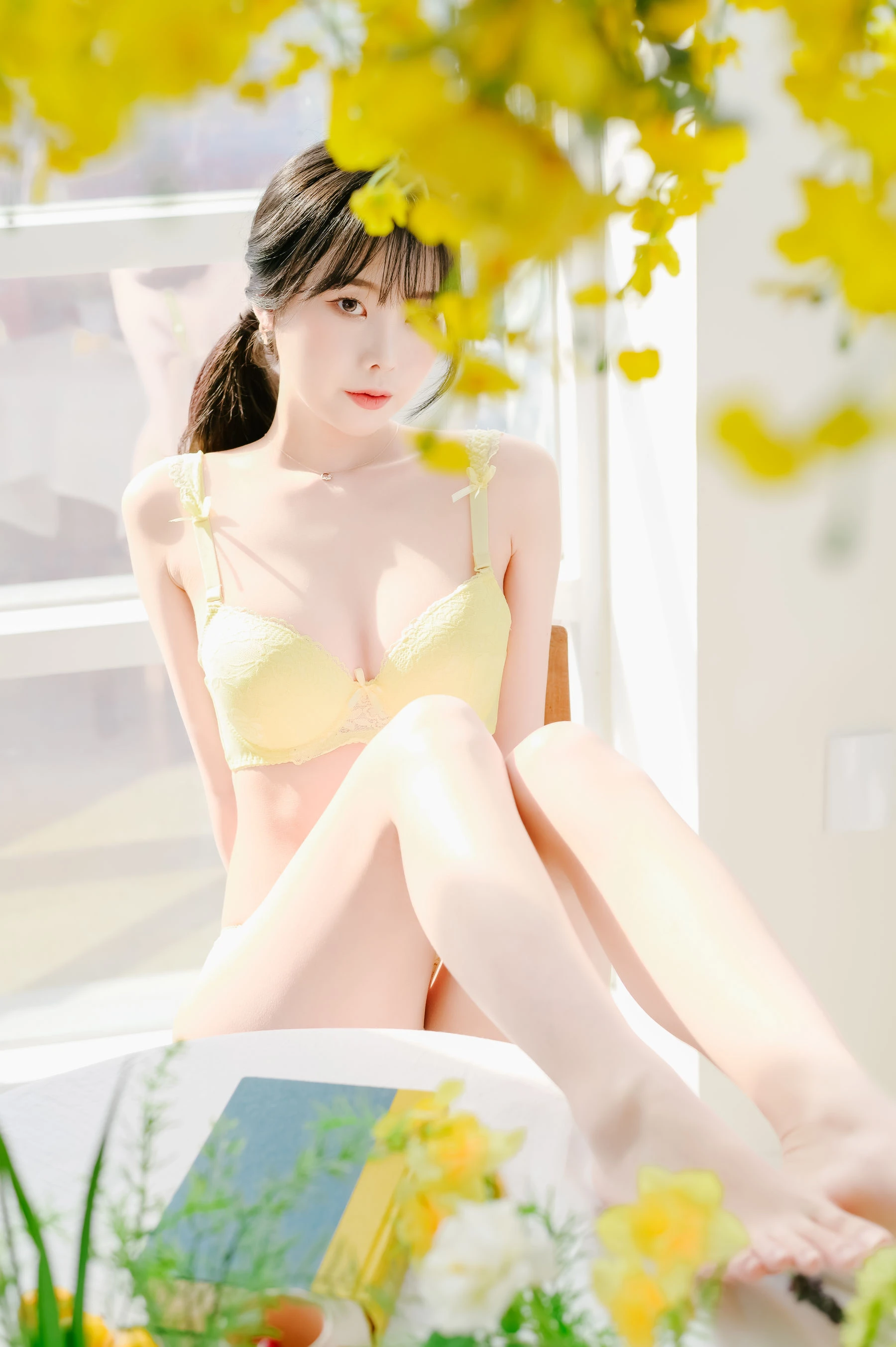校花甜美街拍寫真 – 雪景激情風格展現典藏 - 6