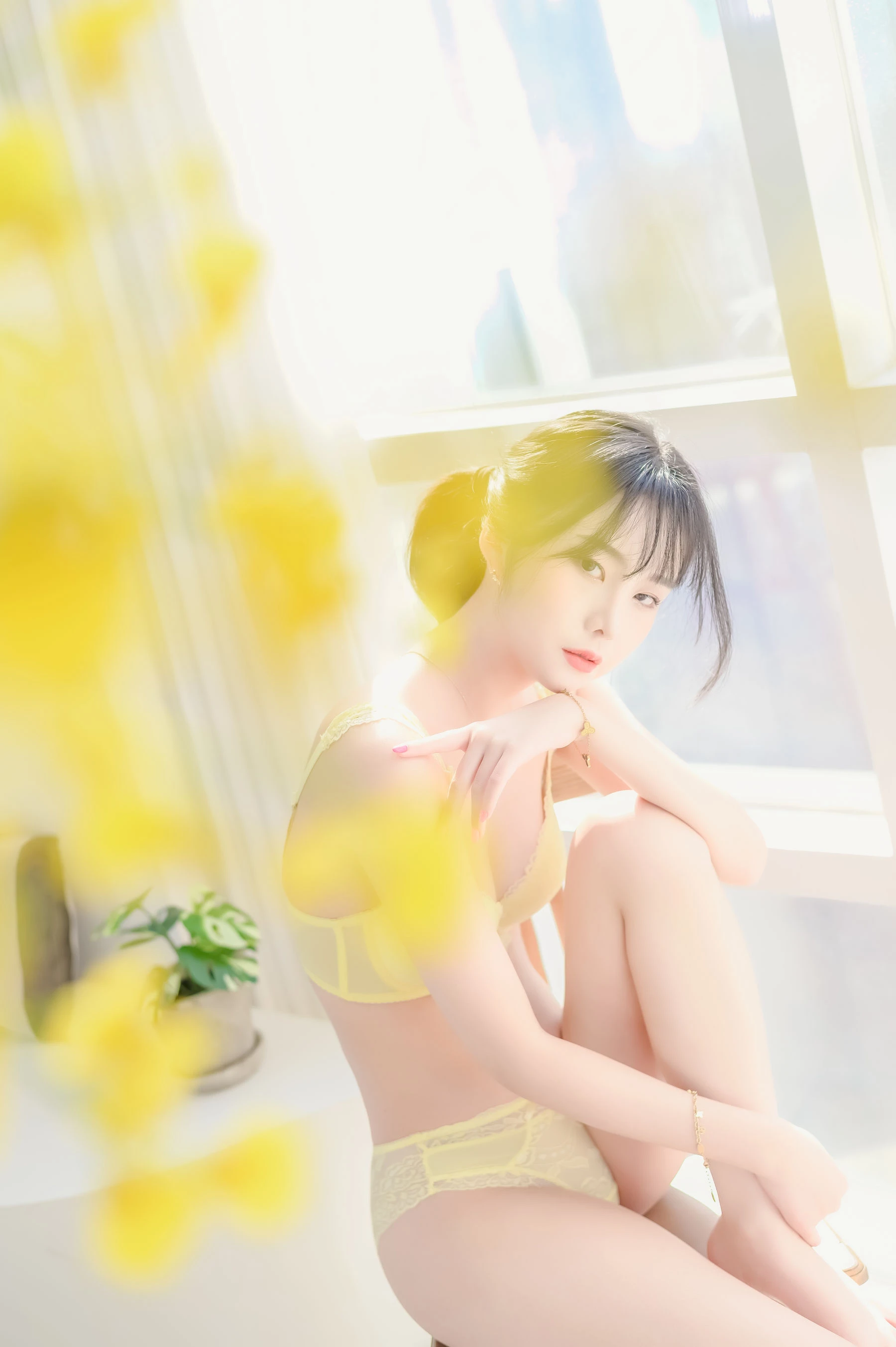 校花甜美街拍寫真 – 雪景激情風格展現典藏 - 9