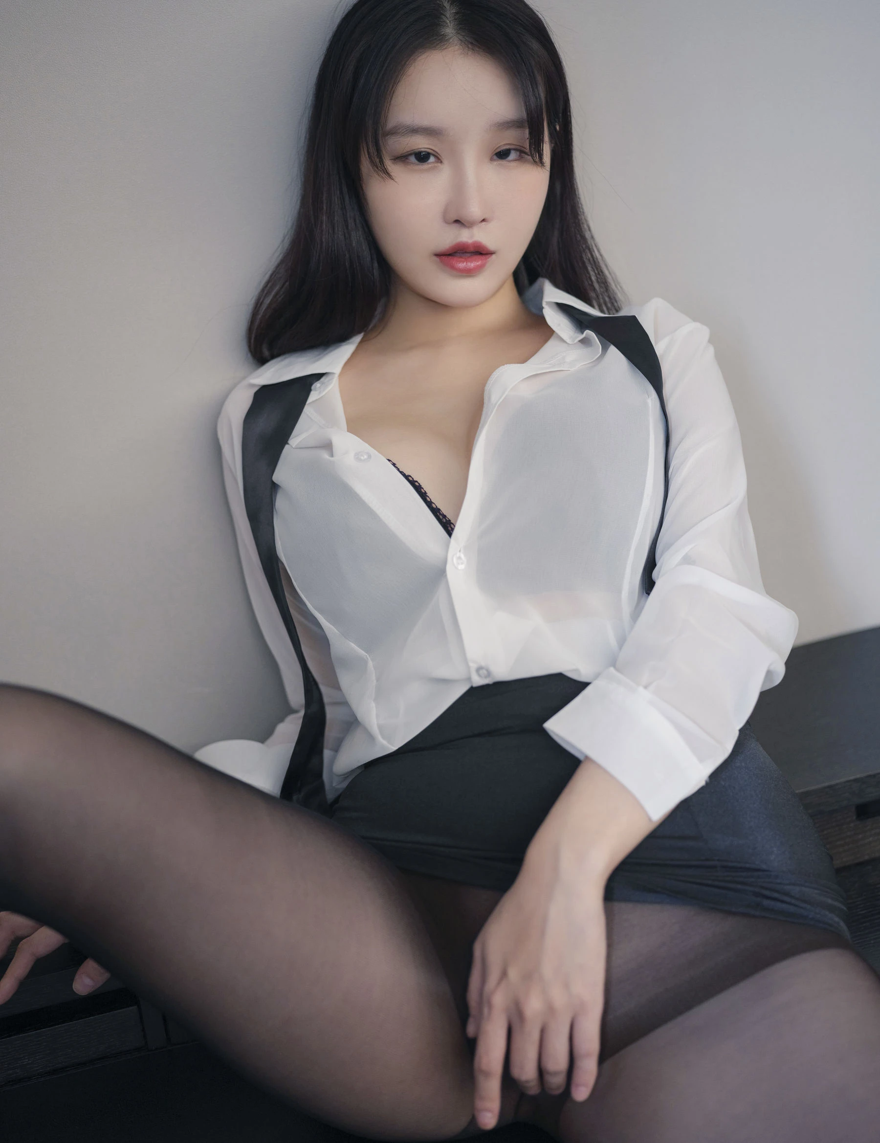 晴日限定嫩模優雅寫真集 – 夜景激情瞬間捕捉典藏 - 41