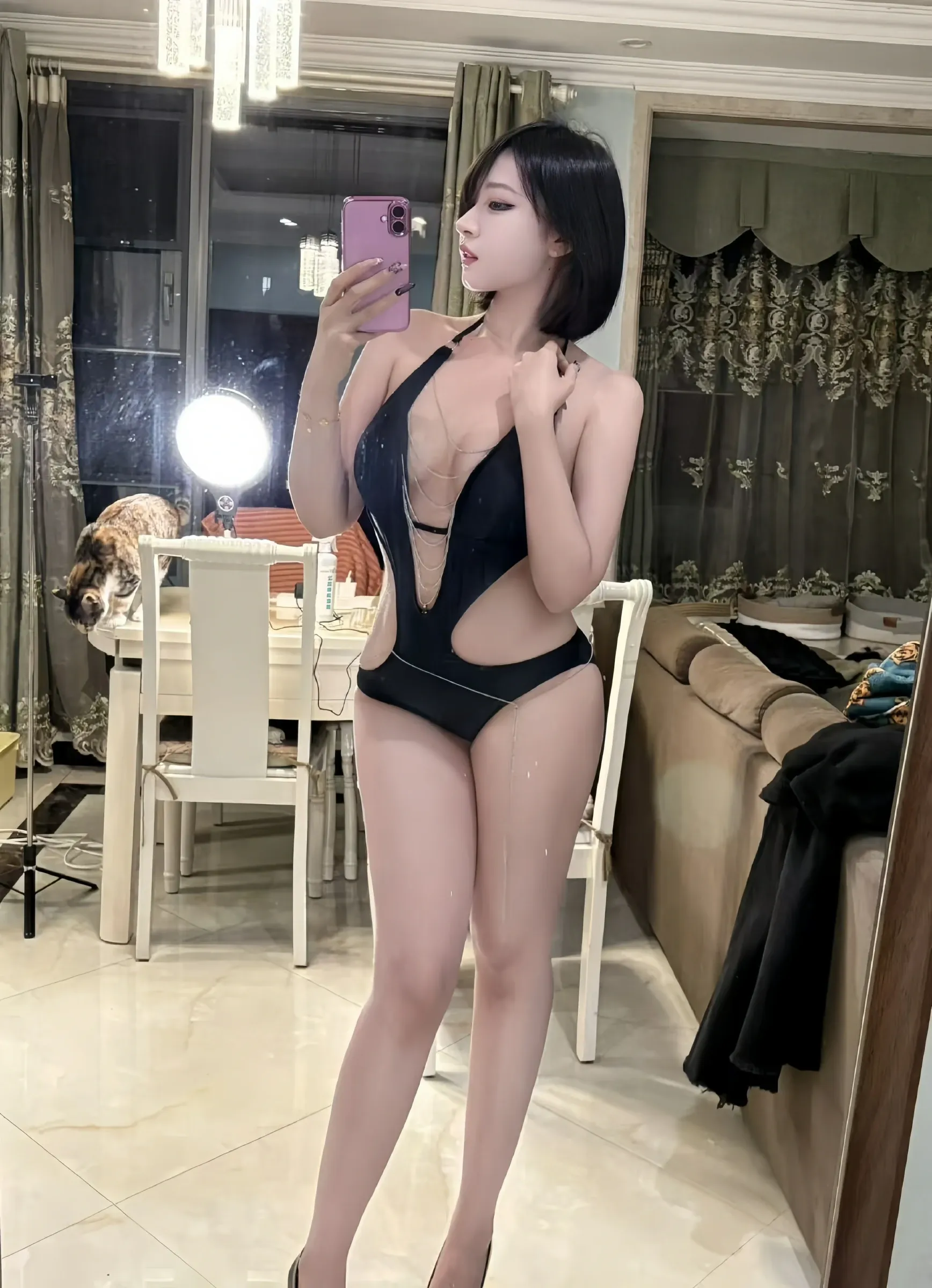 甜美空姐私藏美照 – 新竹寫真館夜晚獨家呈現珍藏 - 3
