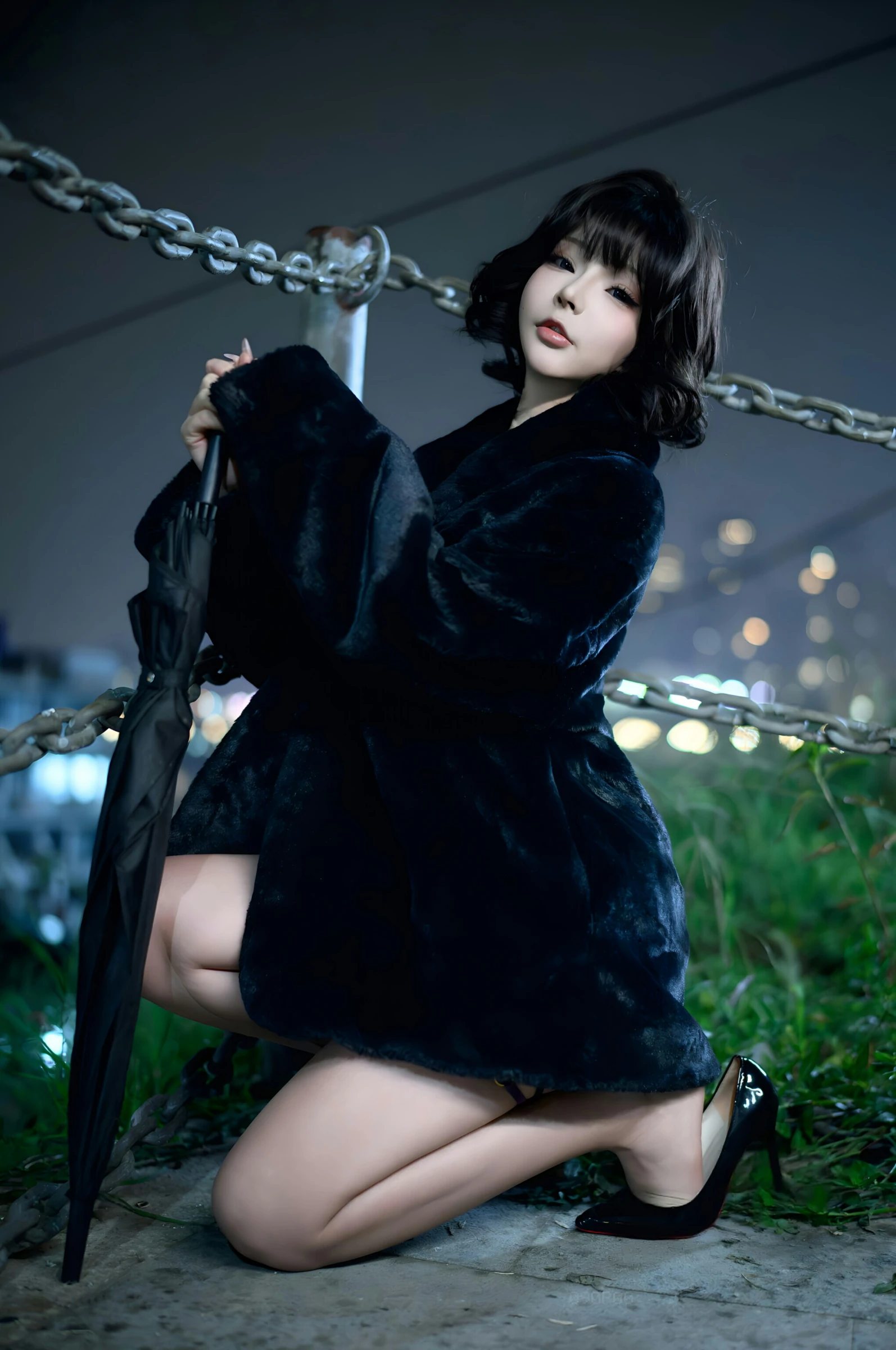 台北清晨車模美照 – 知性魅力夜景實錄典藏 - 29