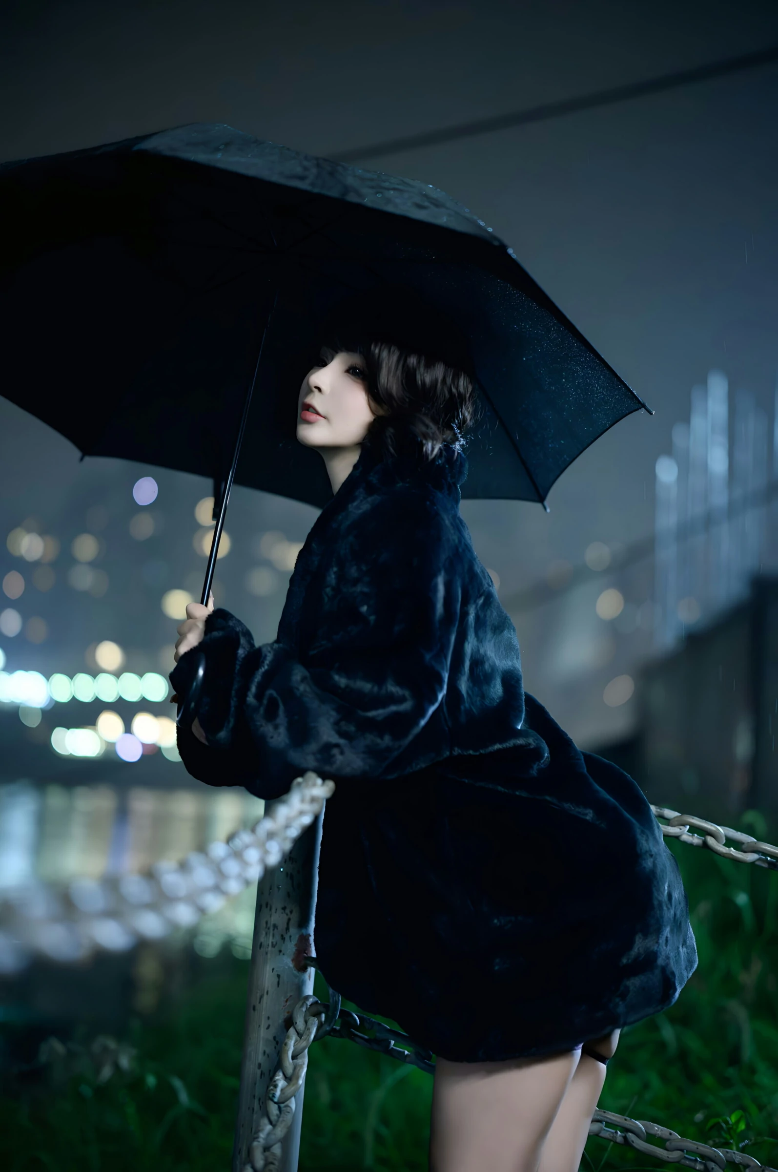 台北清晨車模美照 – 知性魅力夜景實錄典藏 - 62