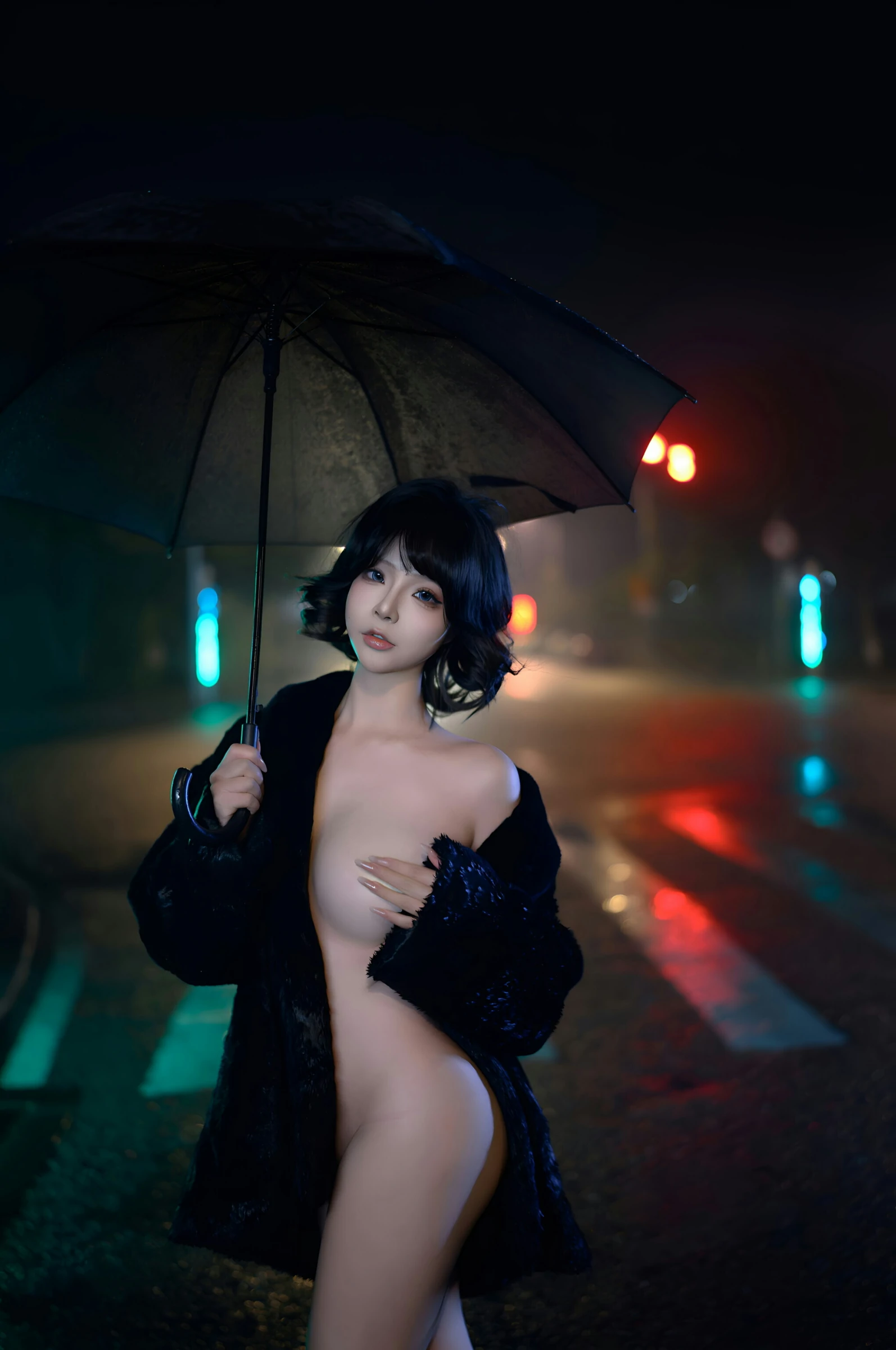 台北清晨車模美照 – 知性魅力夜景實錄典藏 - 94