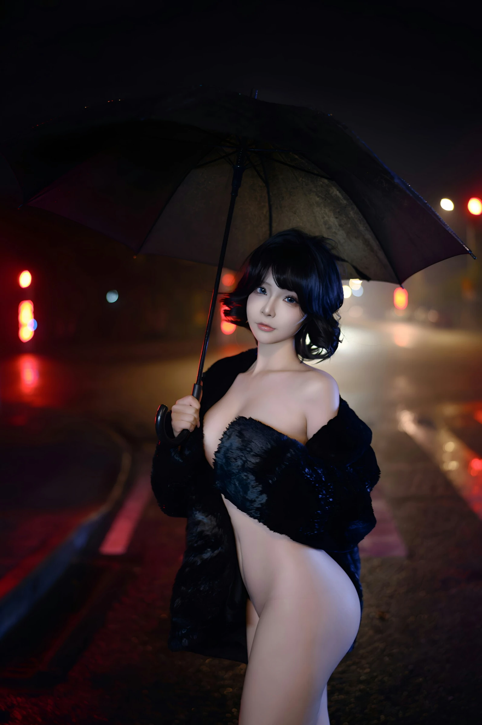 台北清晨車模美照 – 知性魅力夜景實錄典藏 - 97