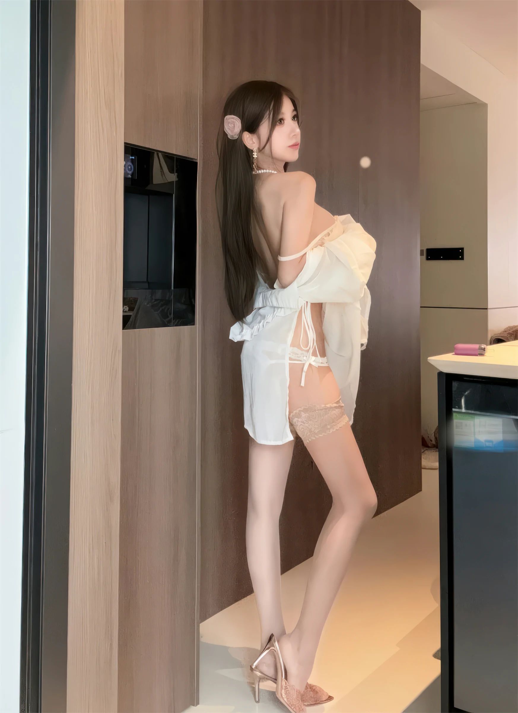 靜謐時刻護士攝影棚寫真 – 雪景性感風採再現獨家 - 2