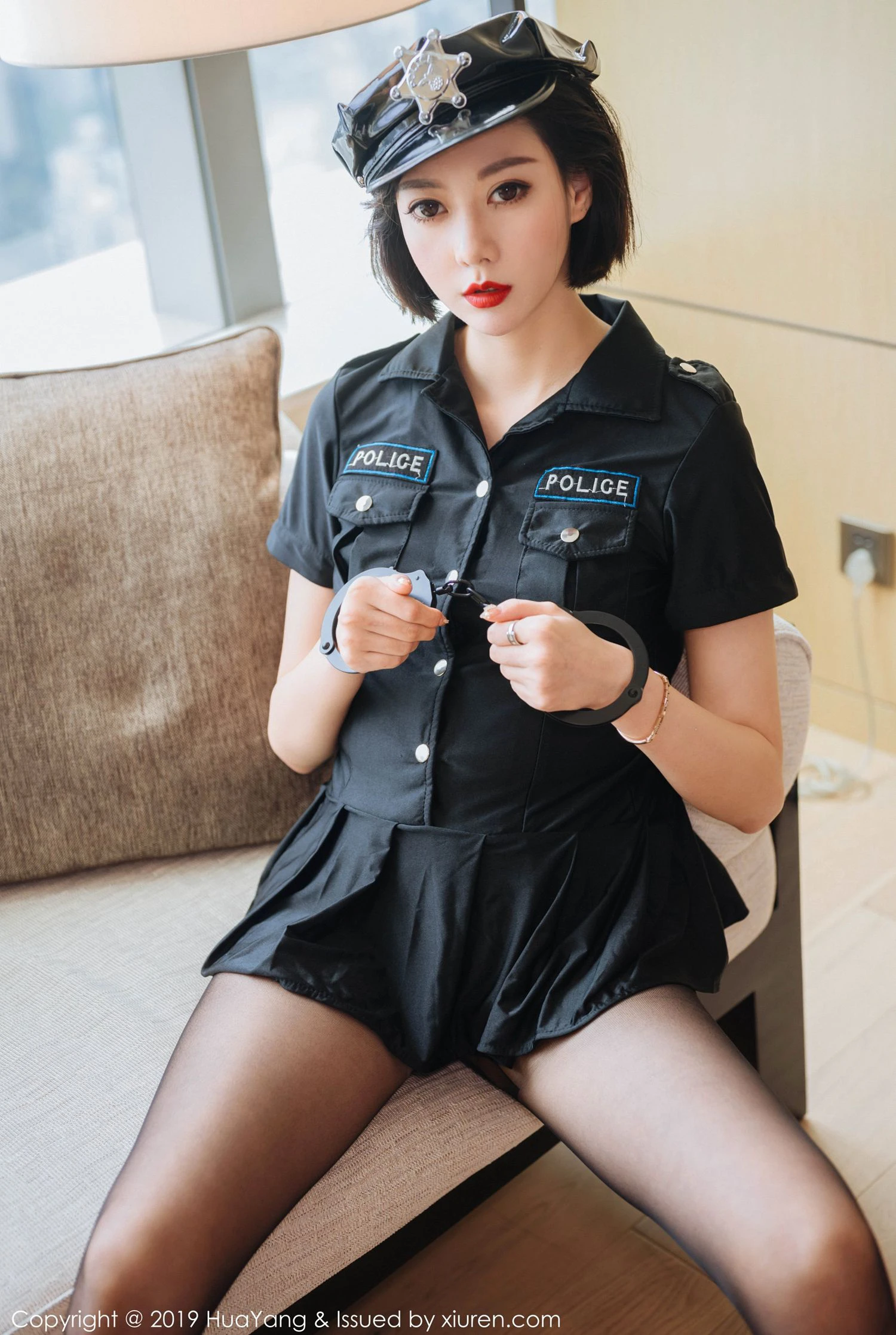 苗慄深夜空姐美照 – 高貴魅力寫真館實錄精選 - 9