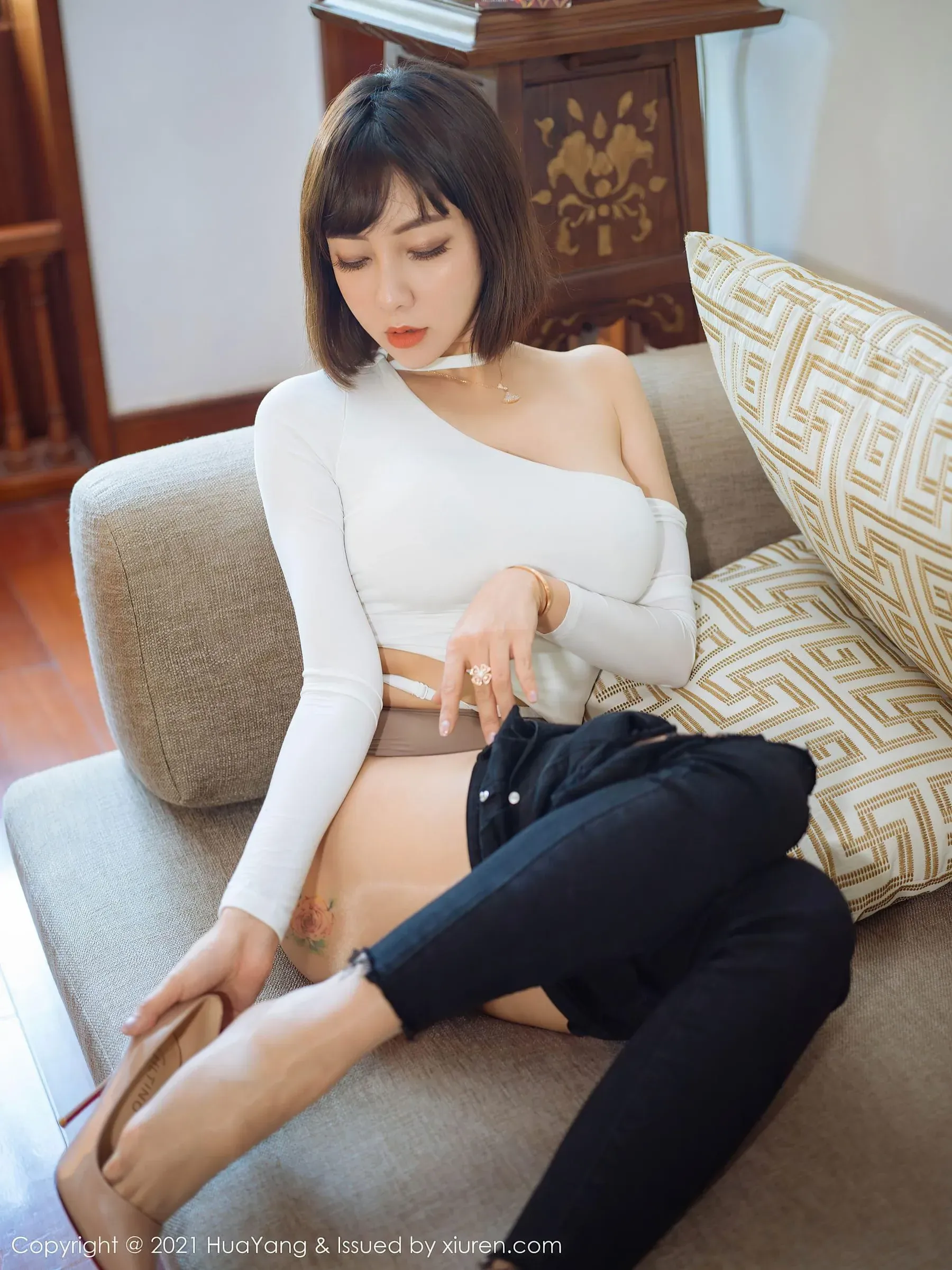 溫柔時刻嫩模山景寫真 – 櫻花季清純風採再現珍藏 - 8